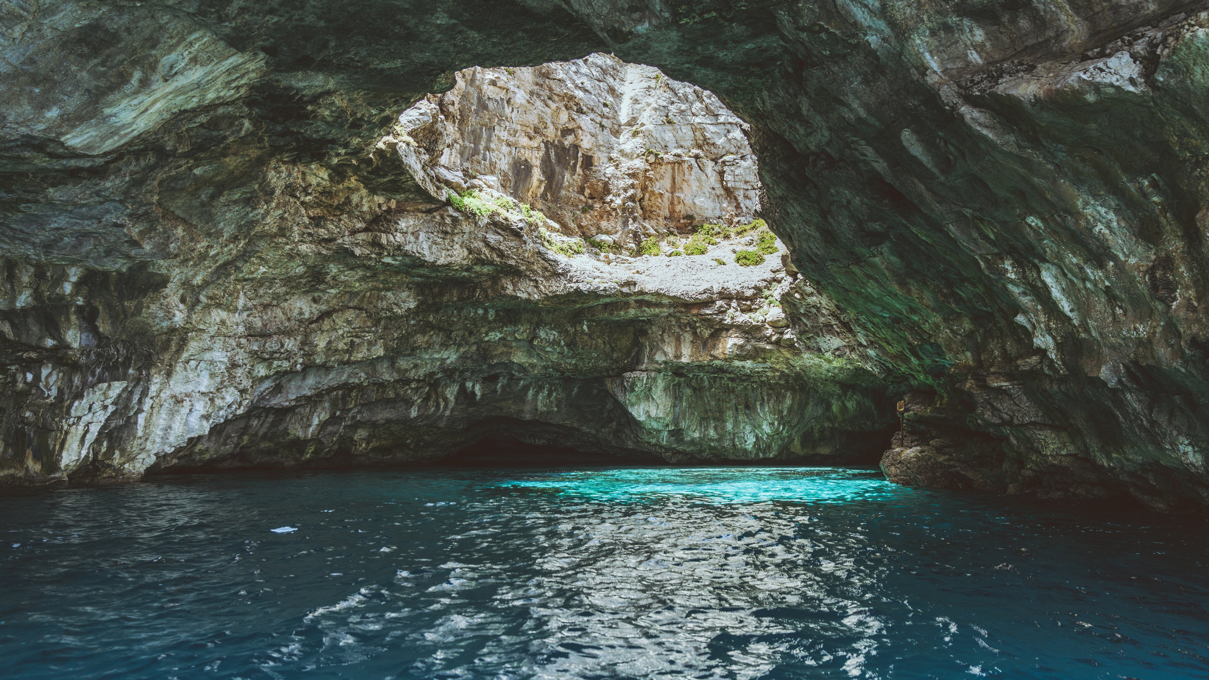4K,风景,湖泊,溶洞