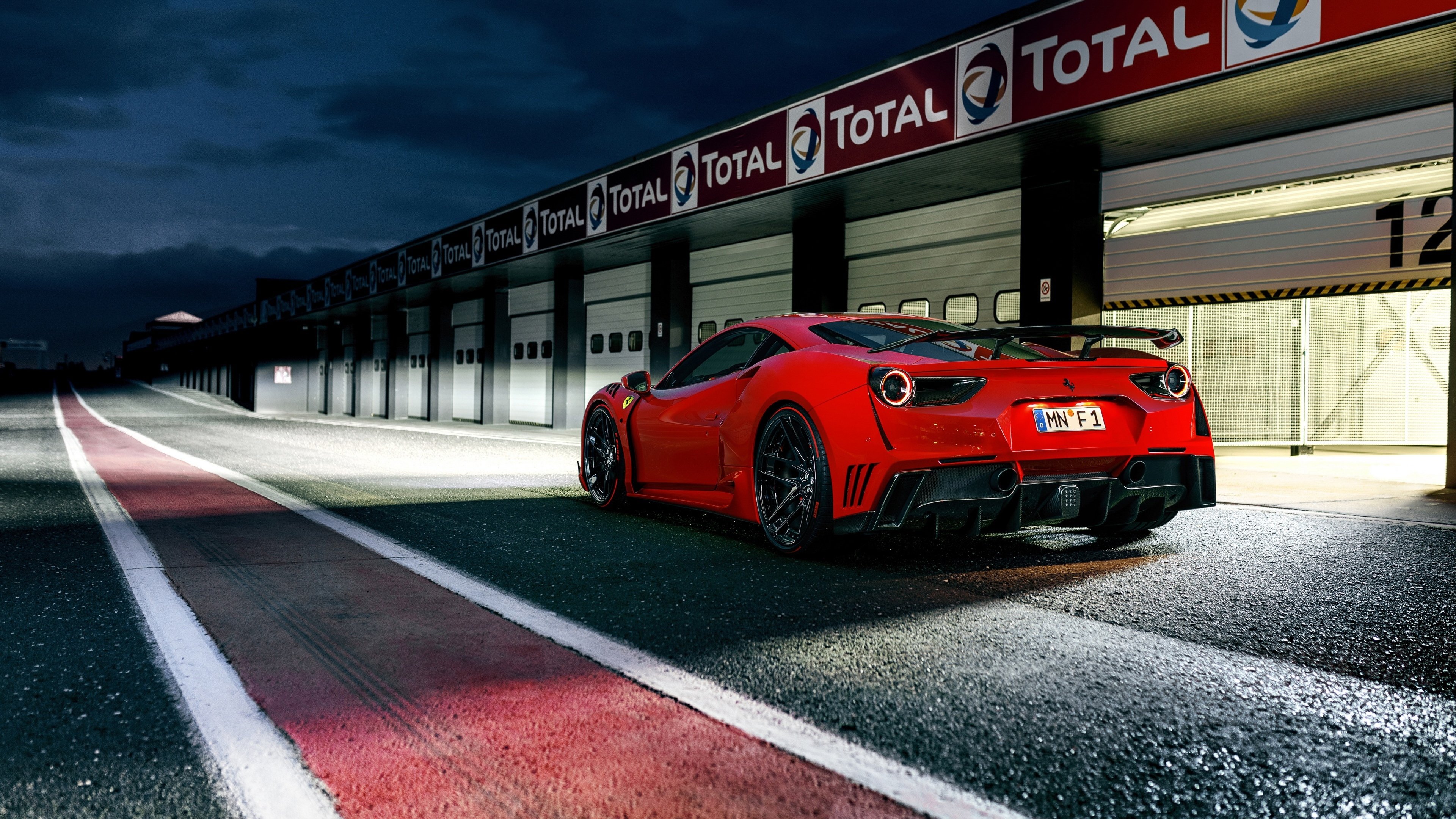 4K,跑车,法拉利,汽车