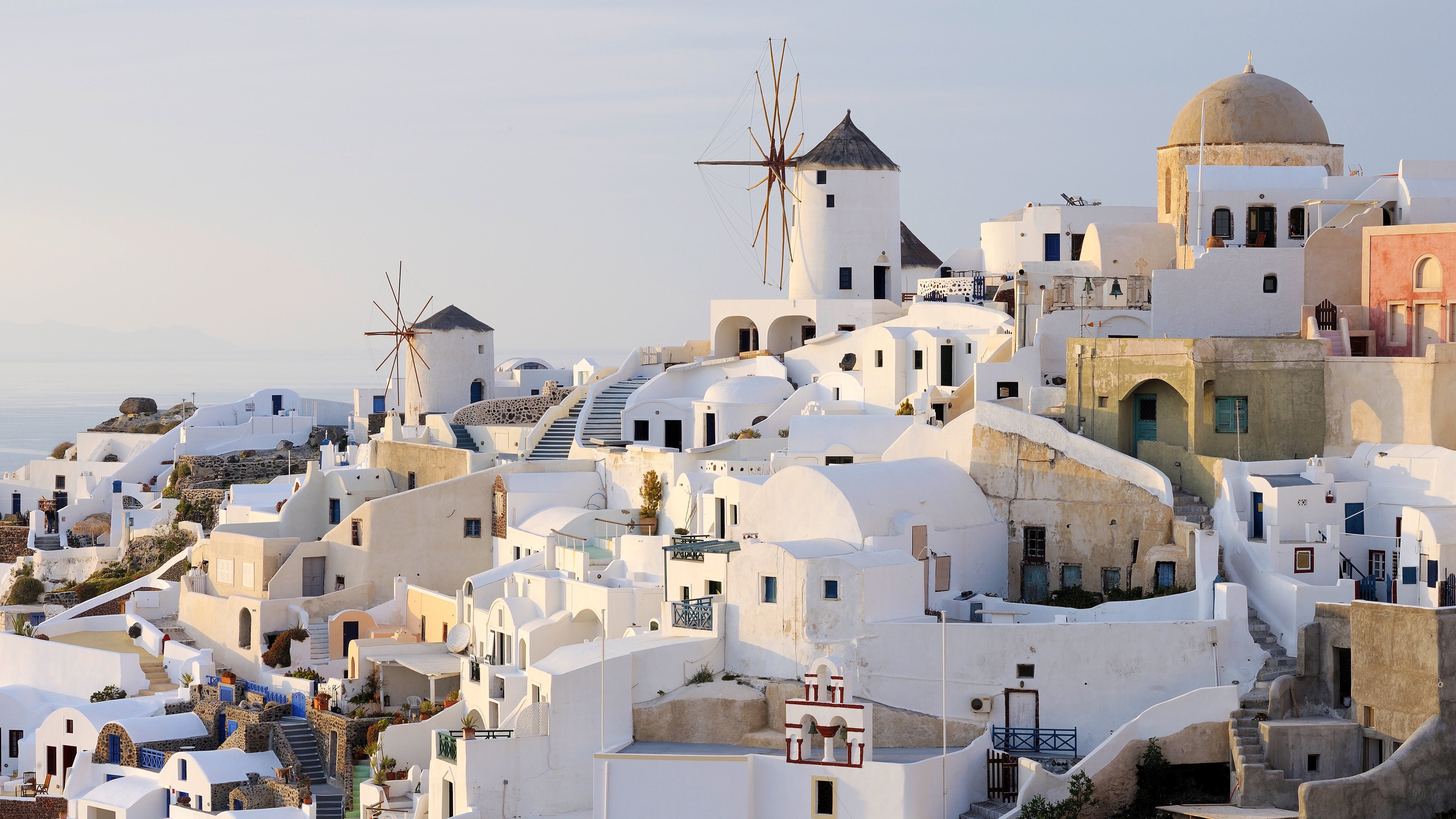 4K,风景,意大利,圣托里尼