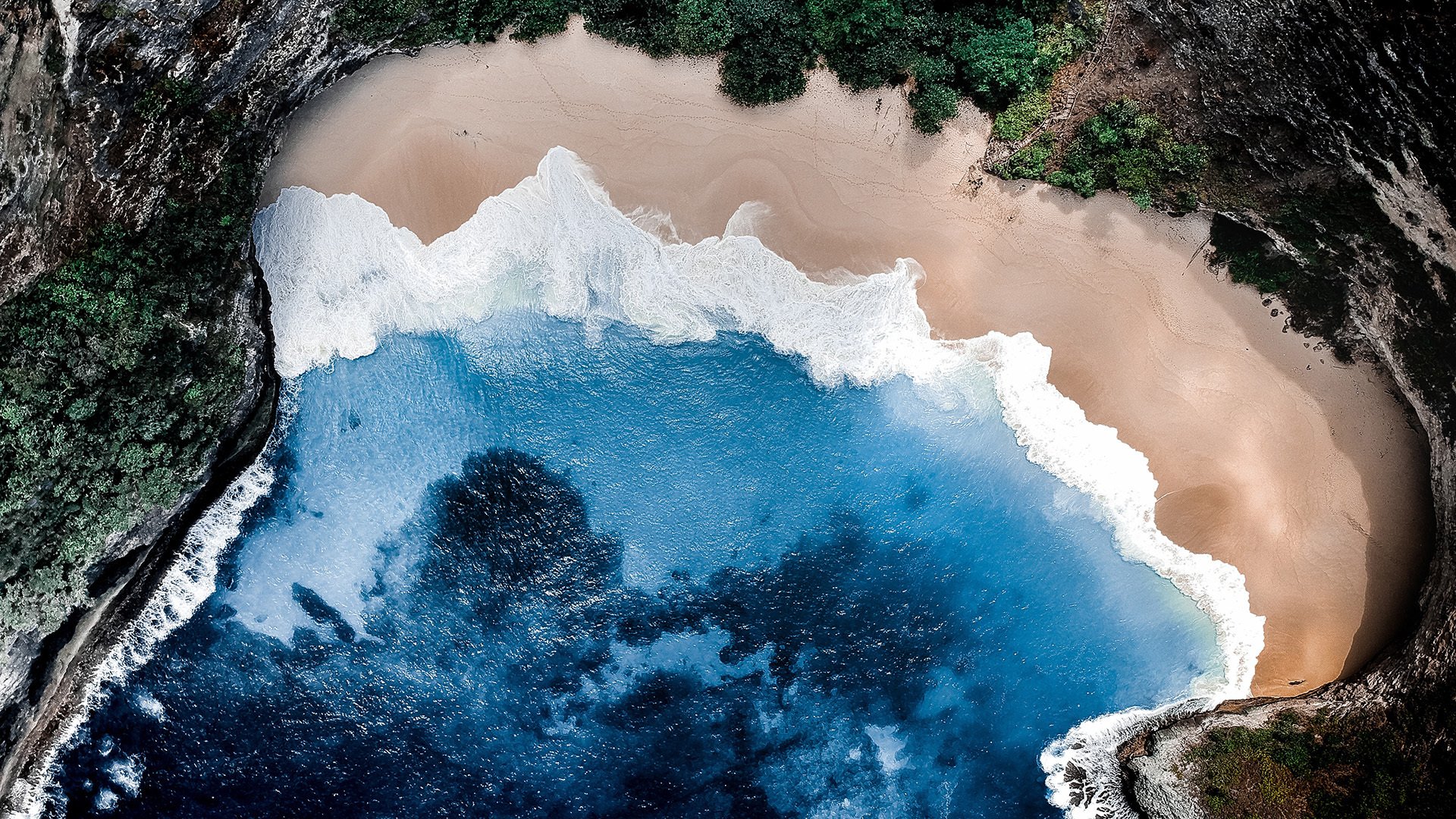 风景,海洋天堂,大海,沙滩,航拍,海浪
