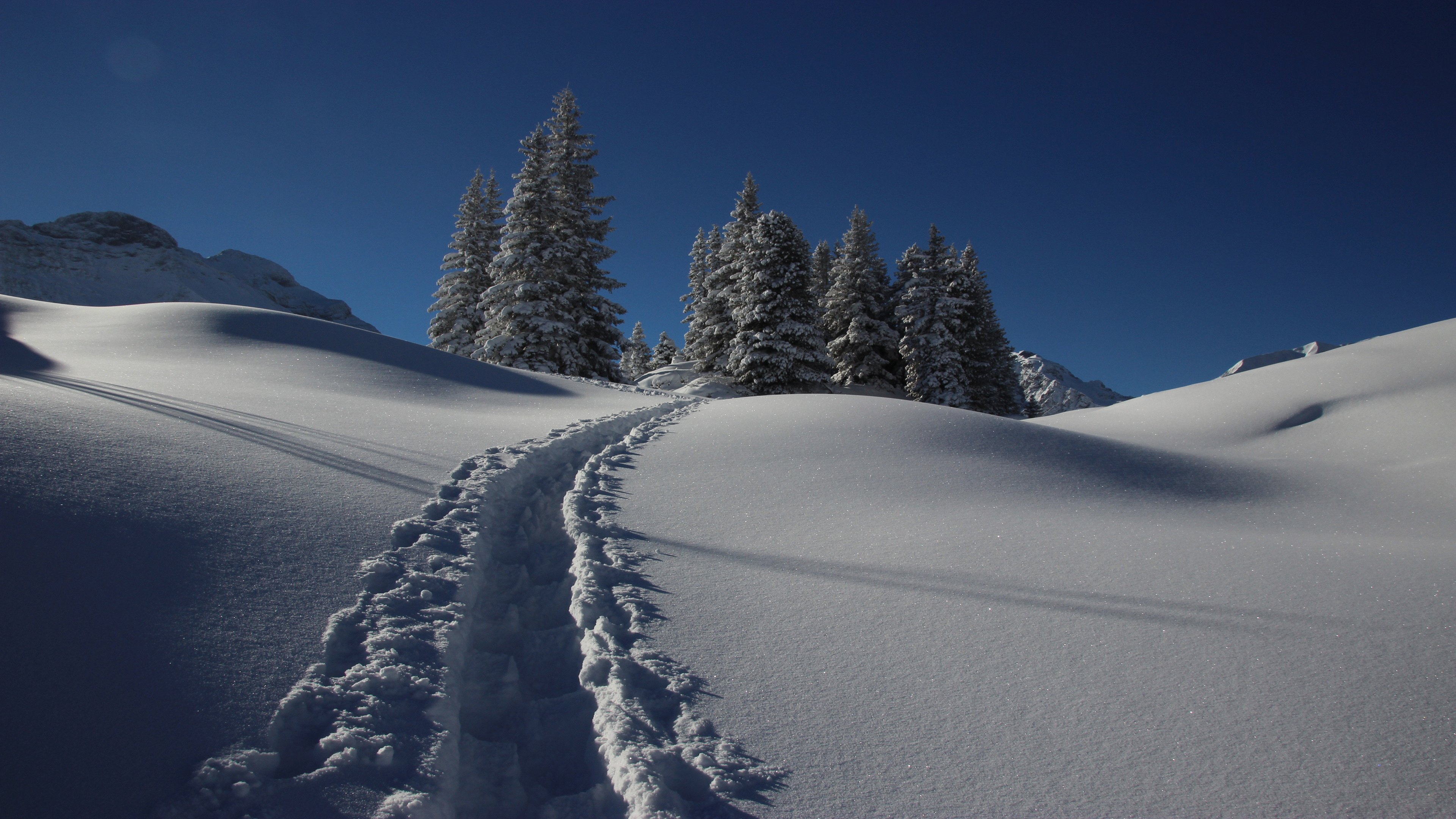 4K,风景,冰天雪地,雪景