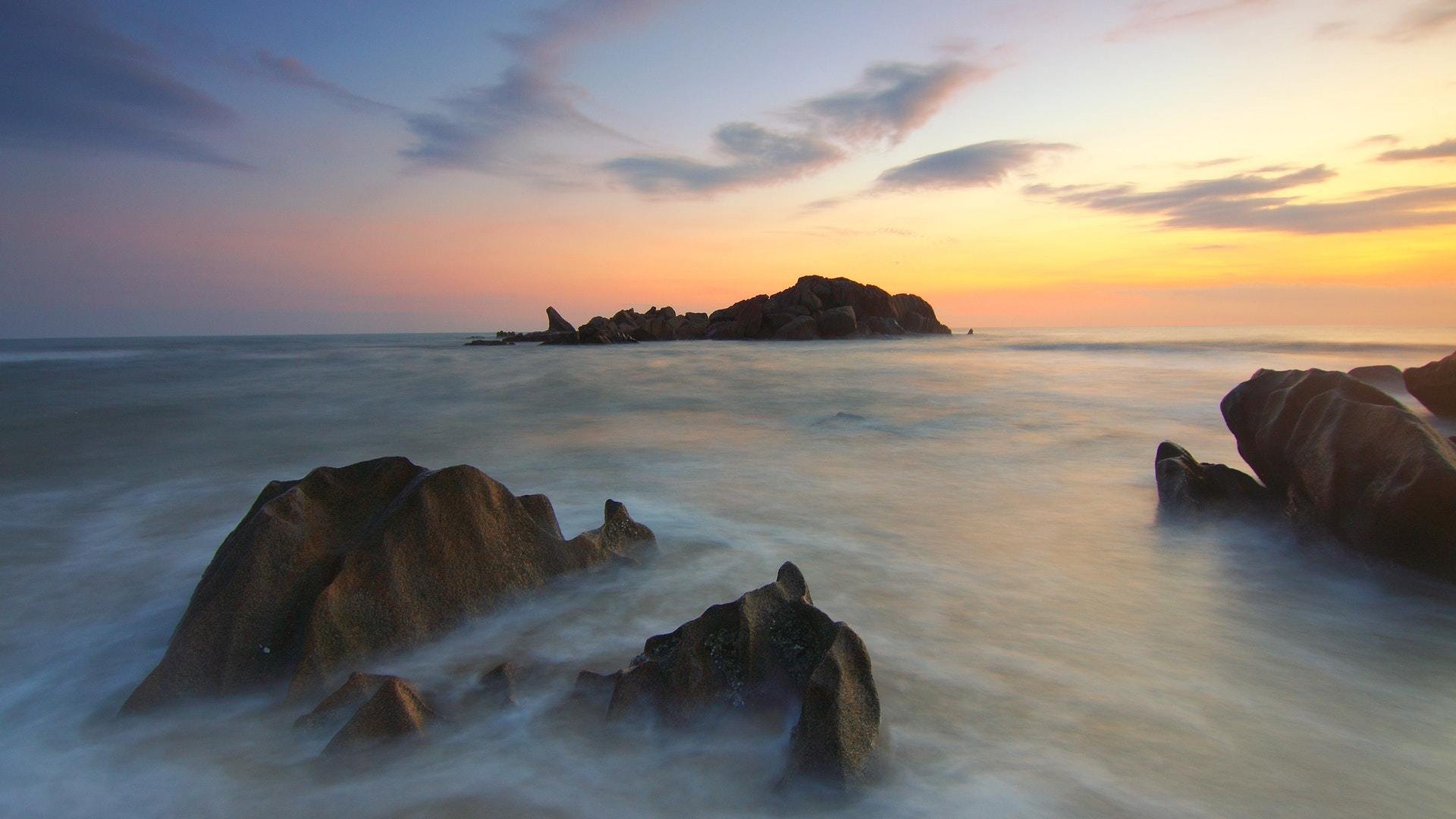 风景,海洋天堂,大海