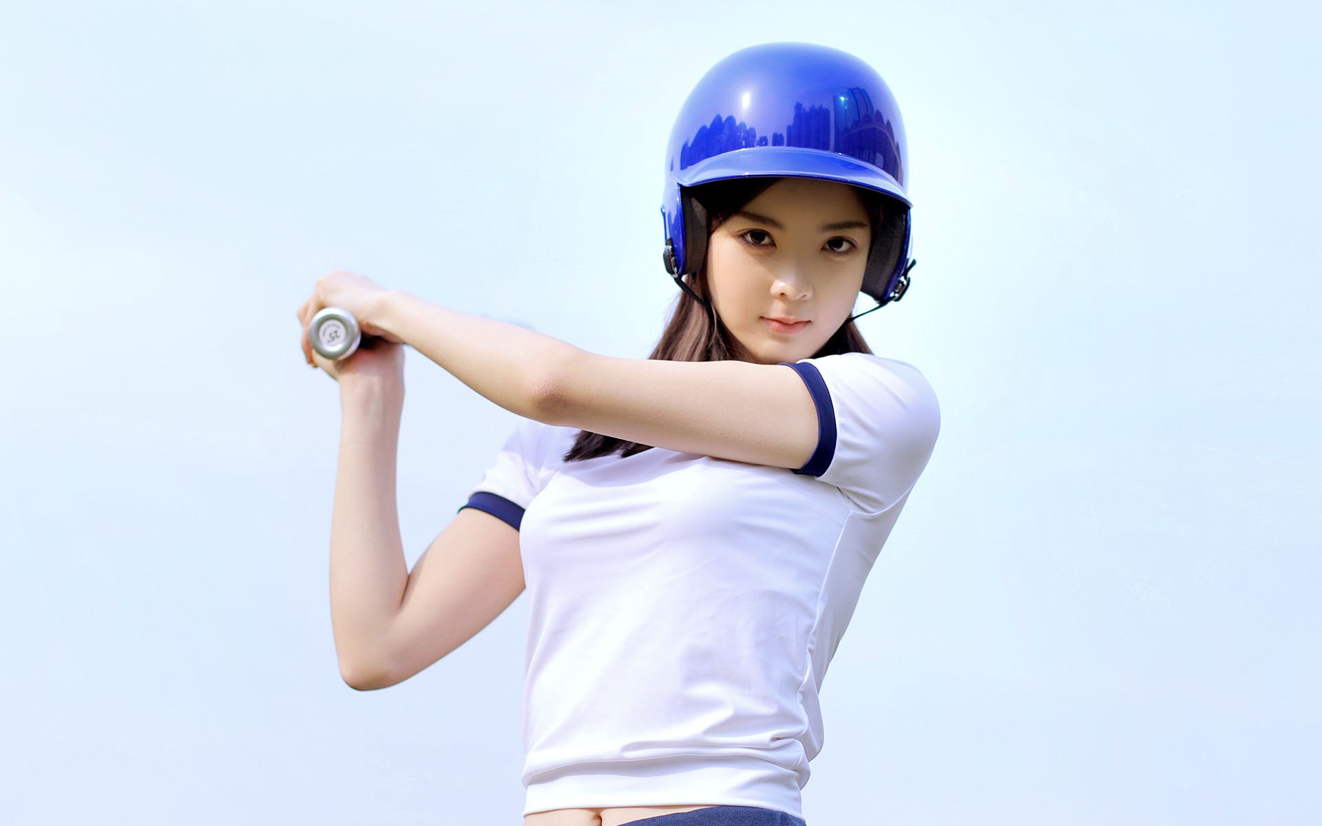 美女,模特,棒球,少女