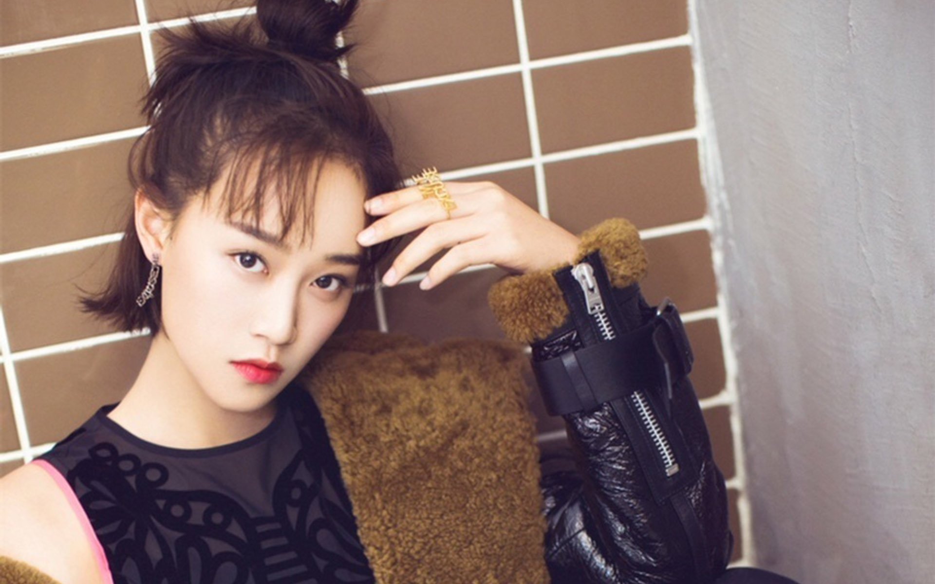 明星风尚,蓝盈莹