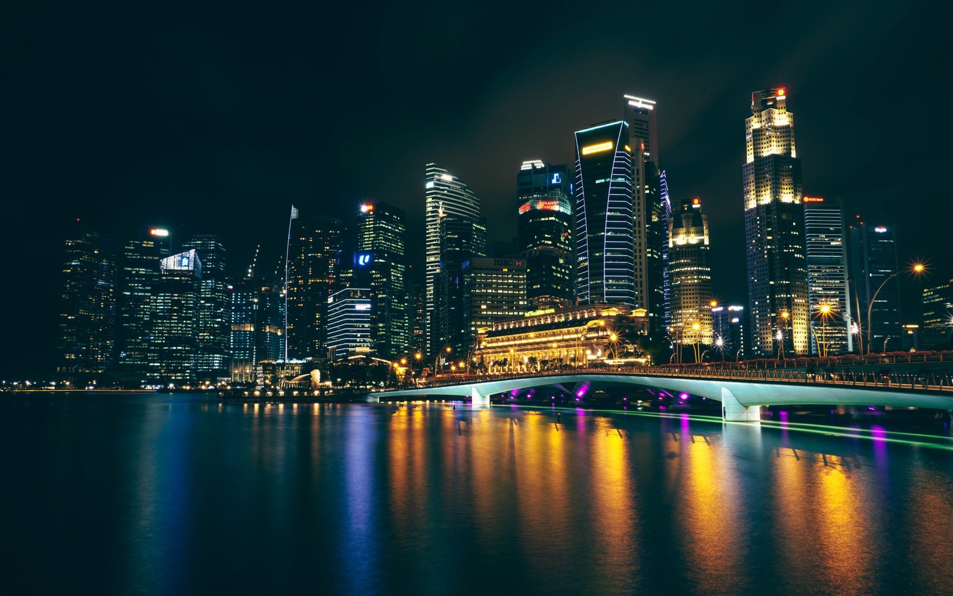 风景,城市夜景,灯光,建筑