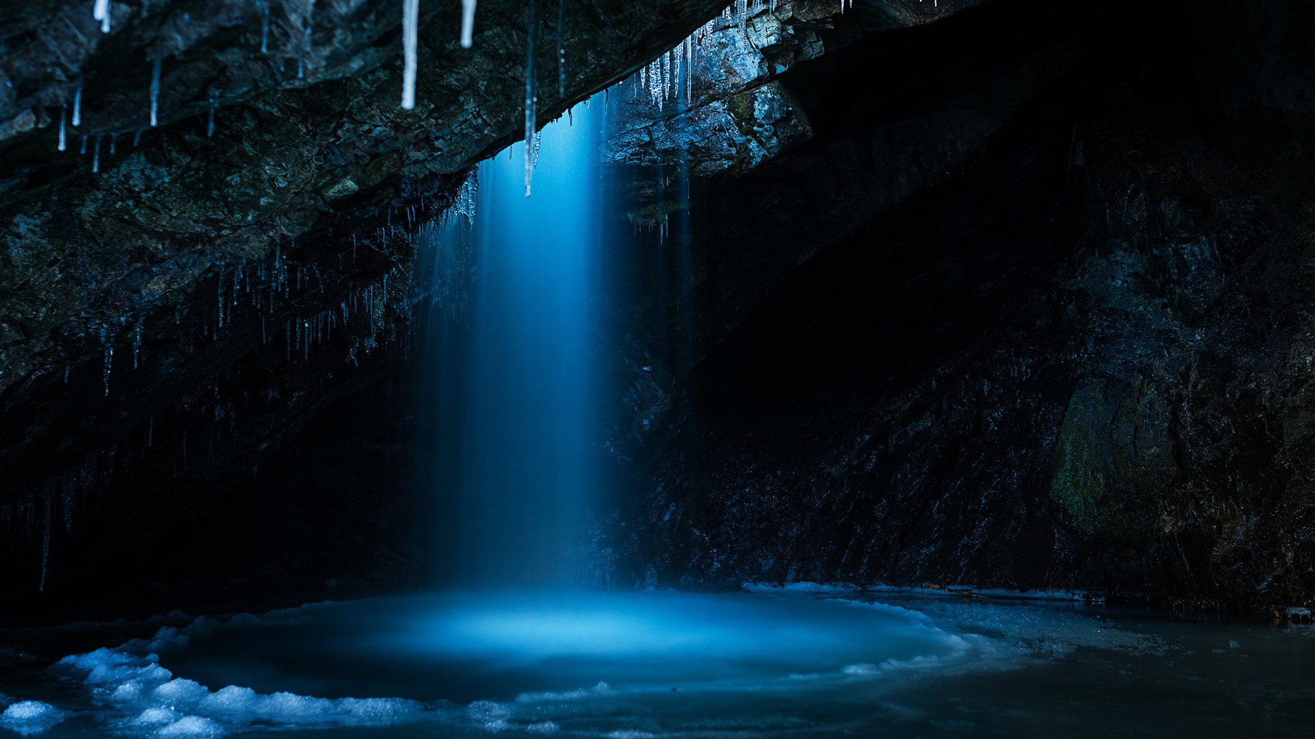 风景,自然风光,冰瀑,瀑布,流水