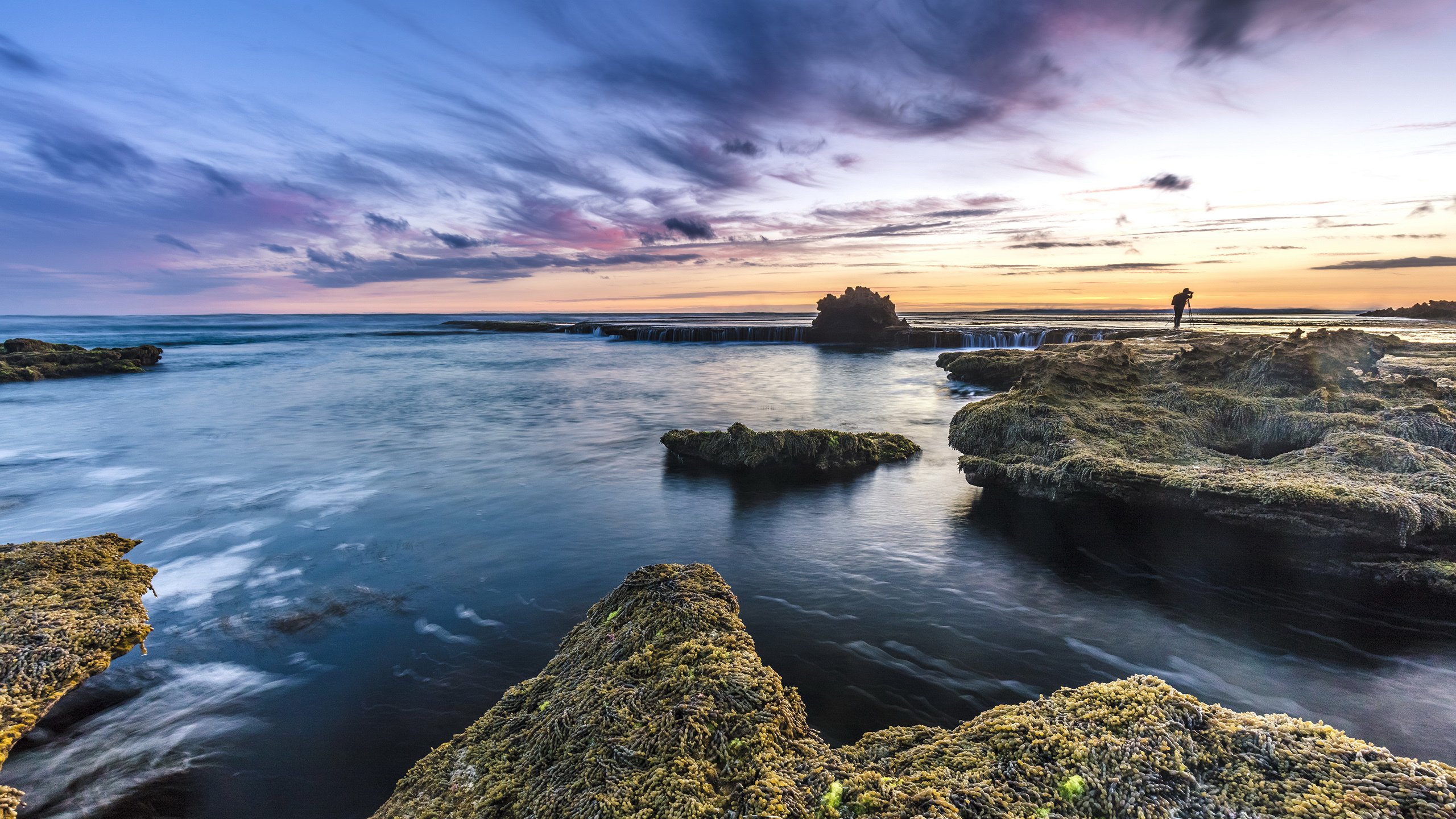 风景,海洋天堂,大海,墨尔本,海滩