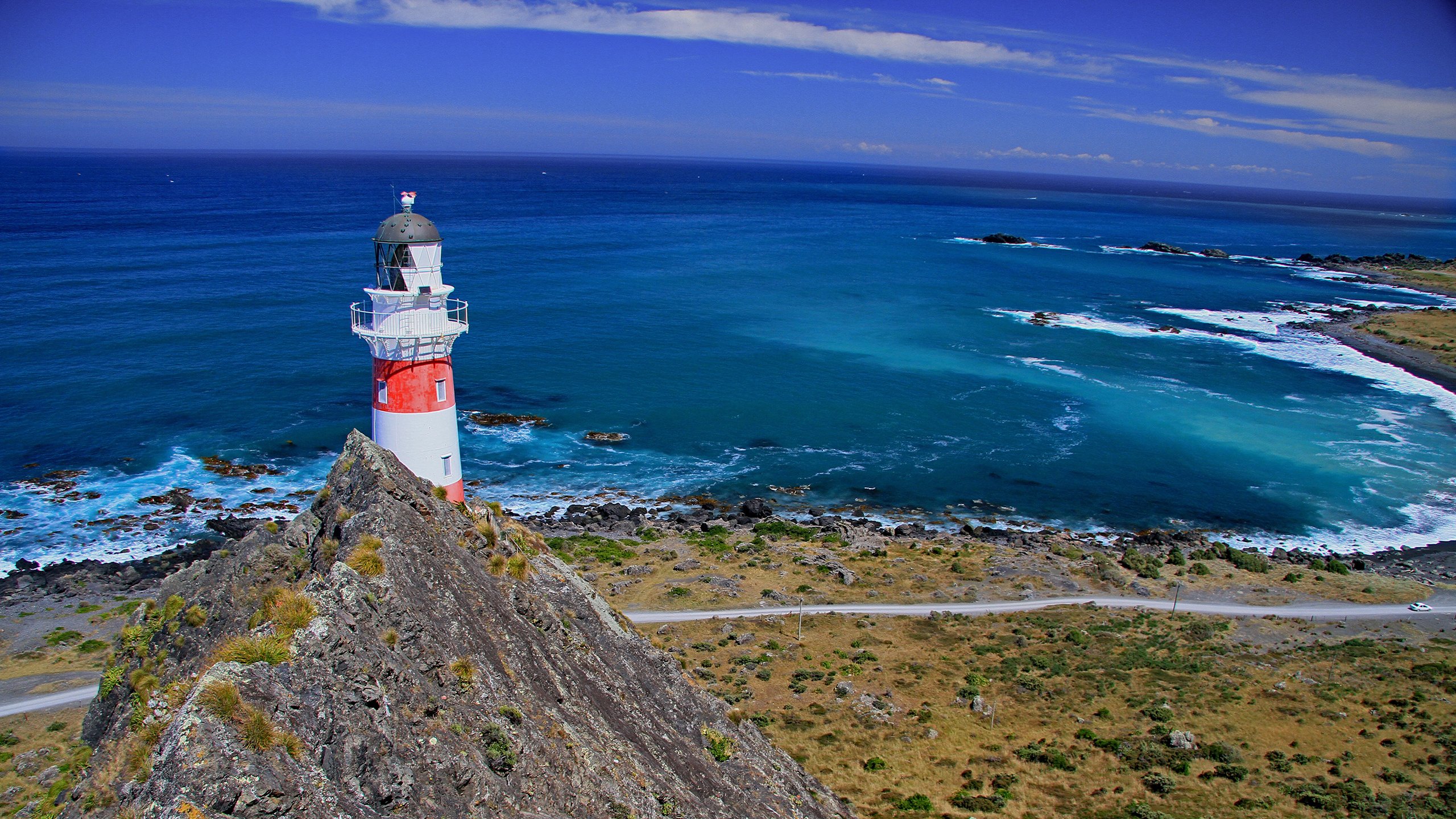 风景,海洋天堂,大海,海岸线,灯塔
