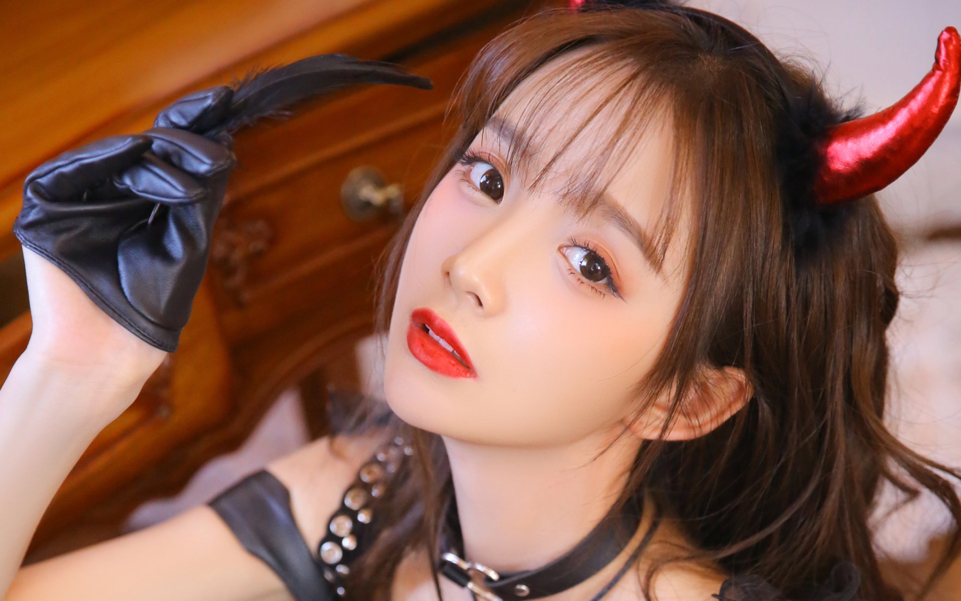 美女,唯美COS,小恶魔