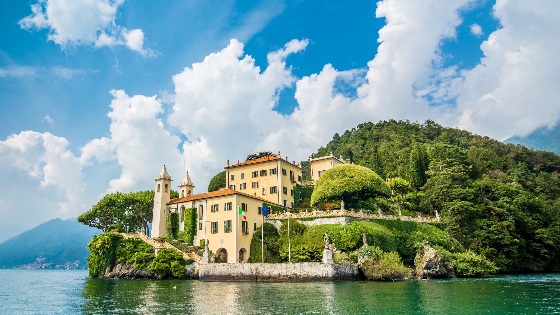 风景,海面,别墅,海岛