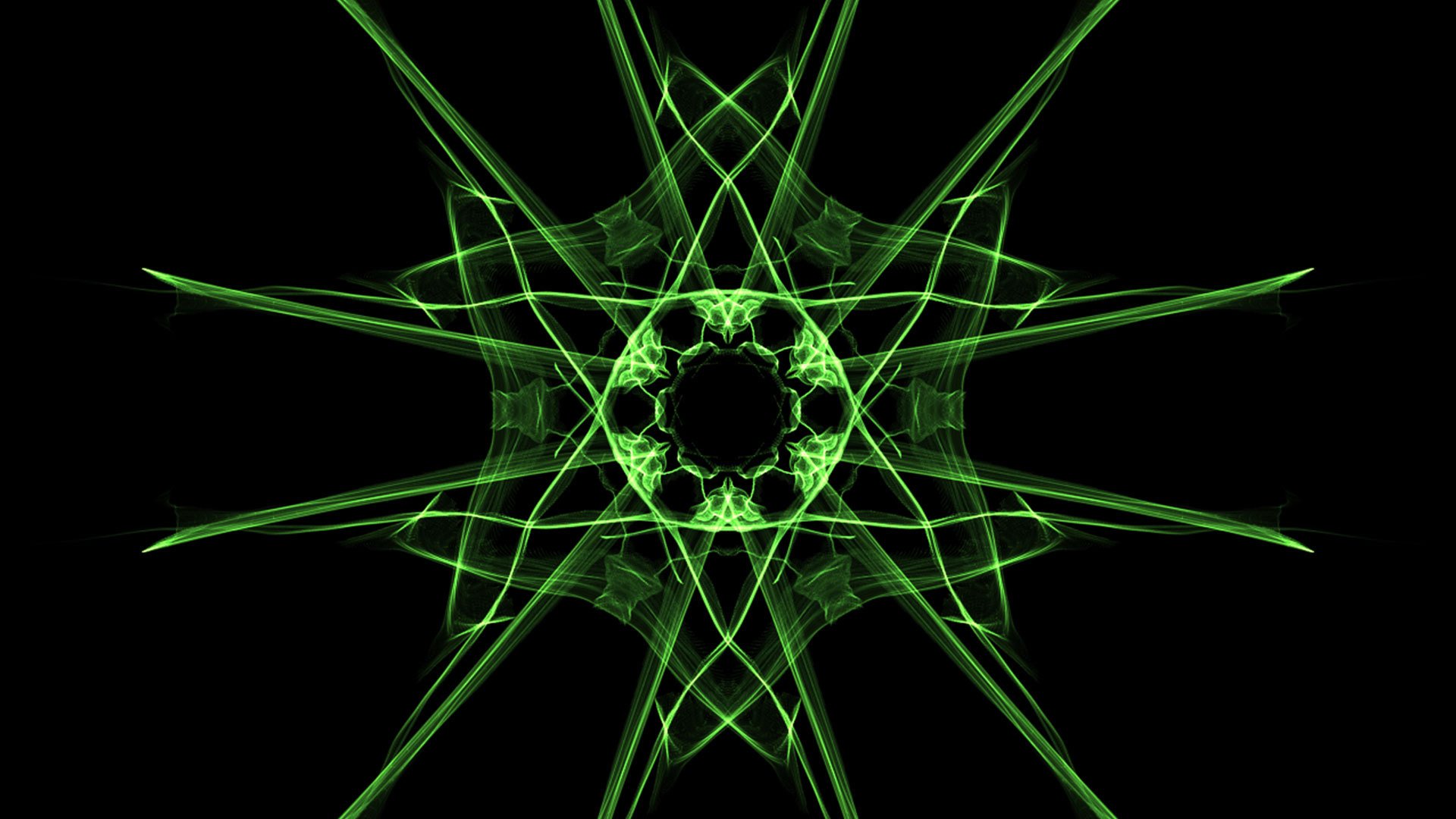 炫酷,绿色,光线