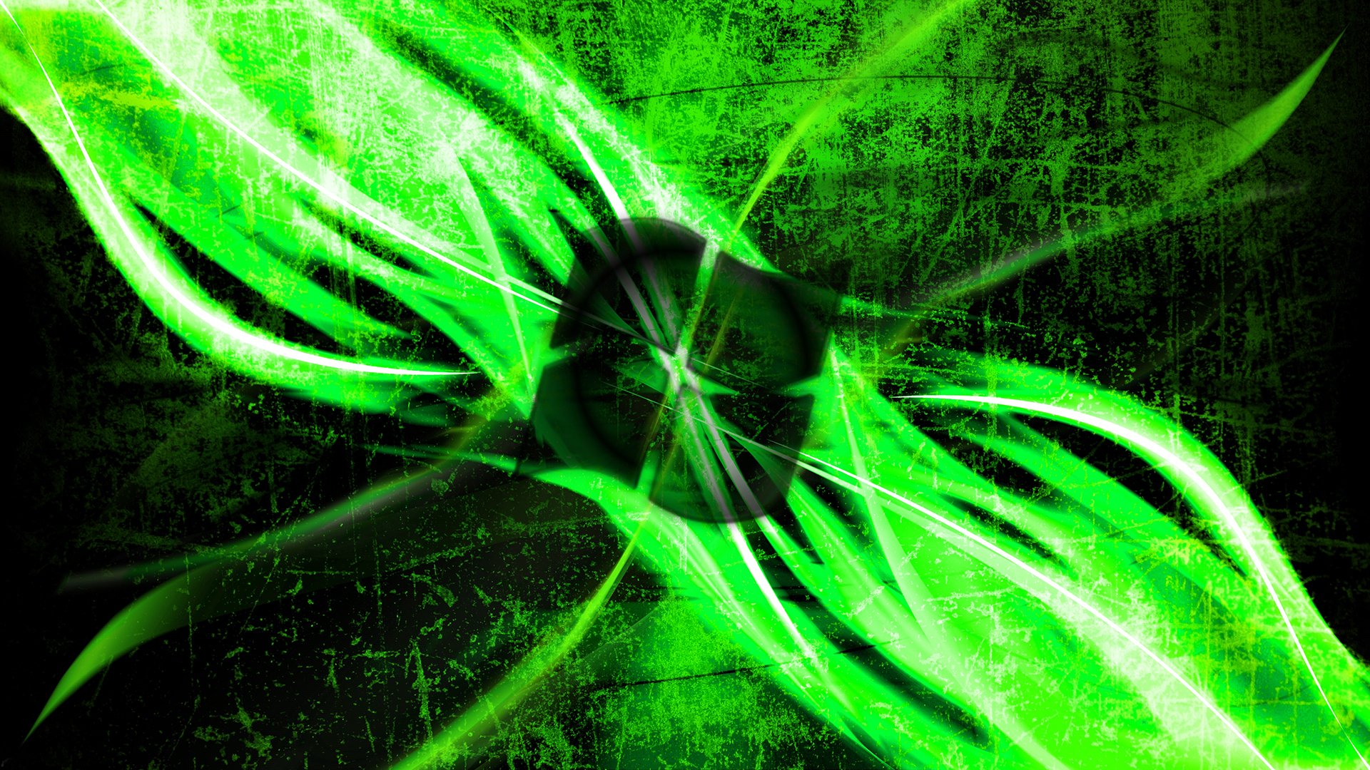 酷炫,时尚,windows,绿色