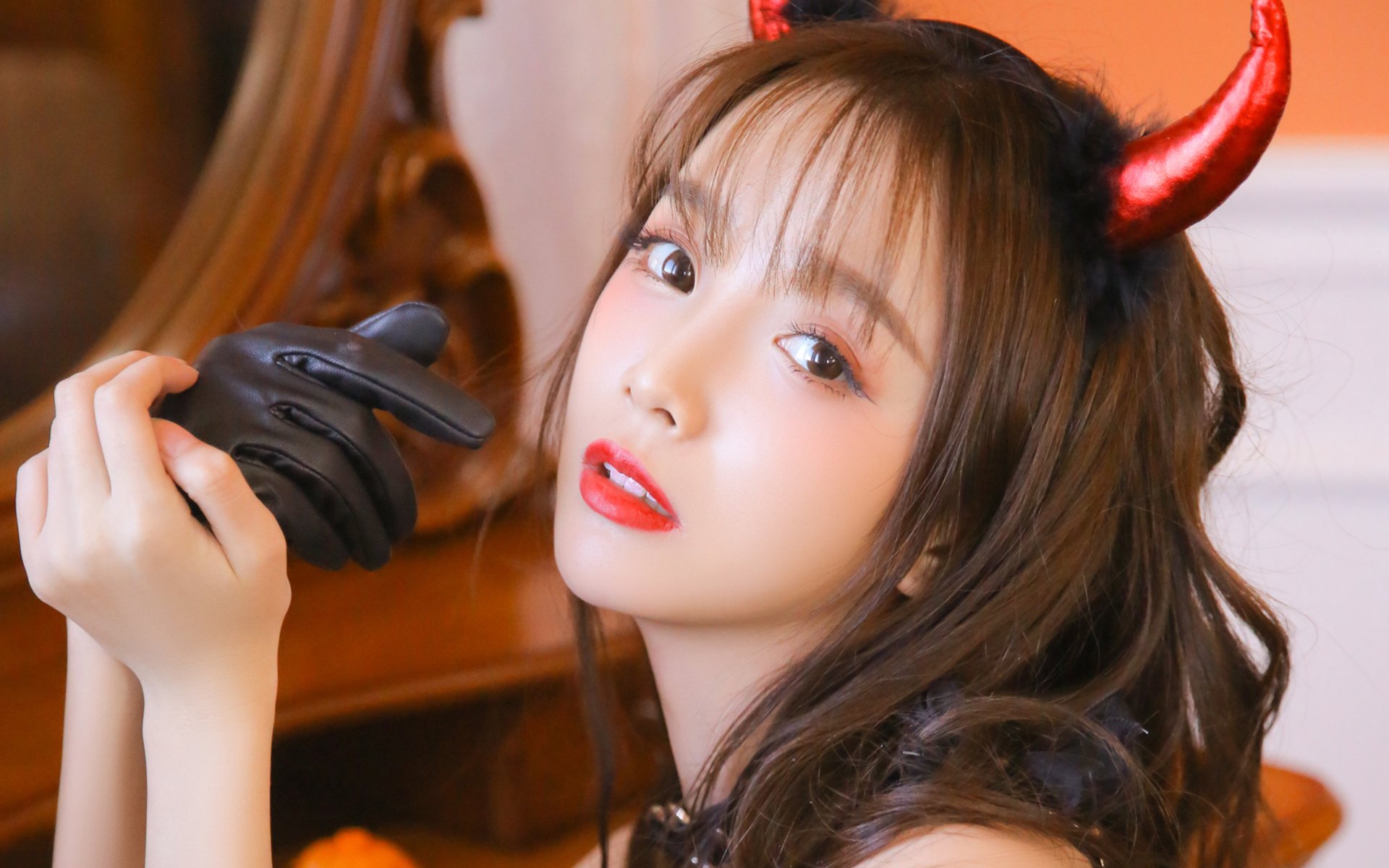 美女,唯美COS,小恶魔