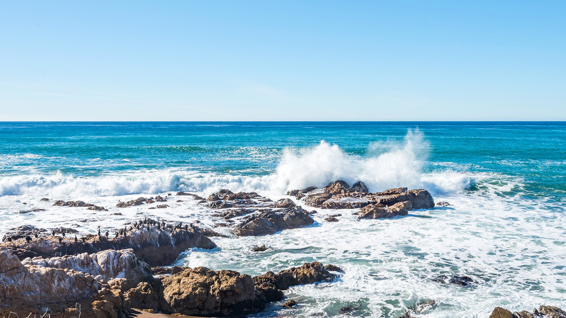风景,海洋天堂,大海,海浪