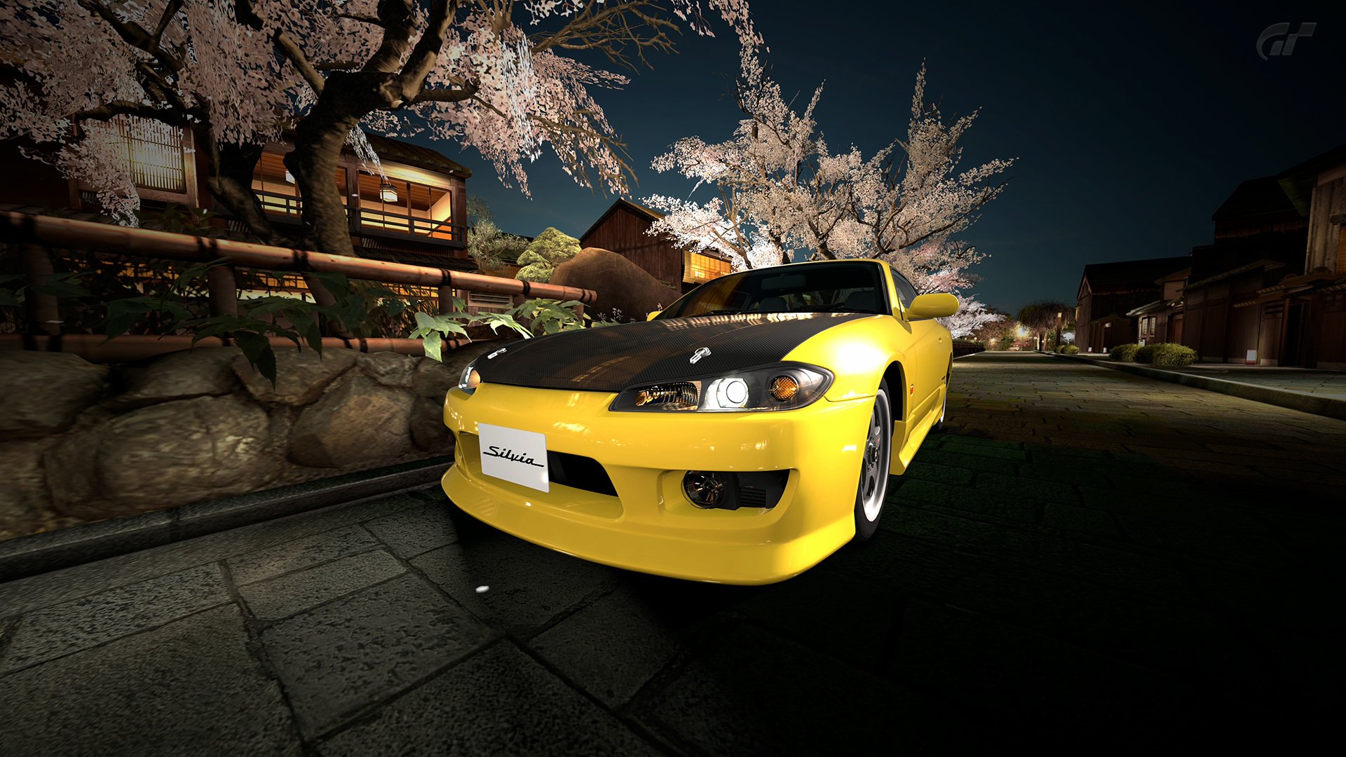 汽车,跑车,樱花