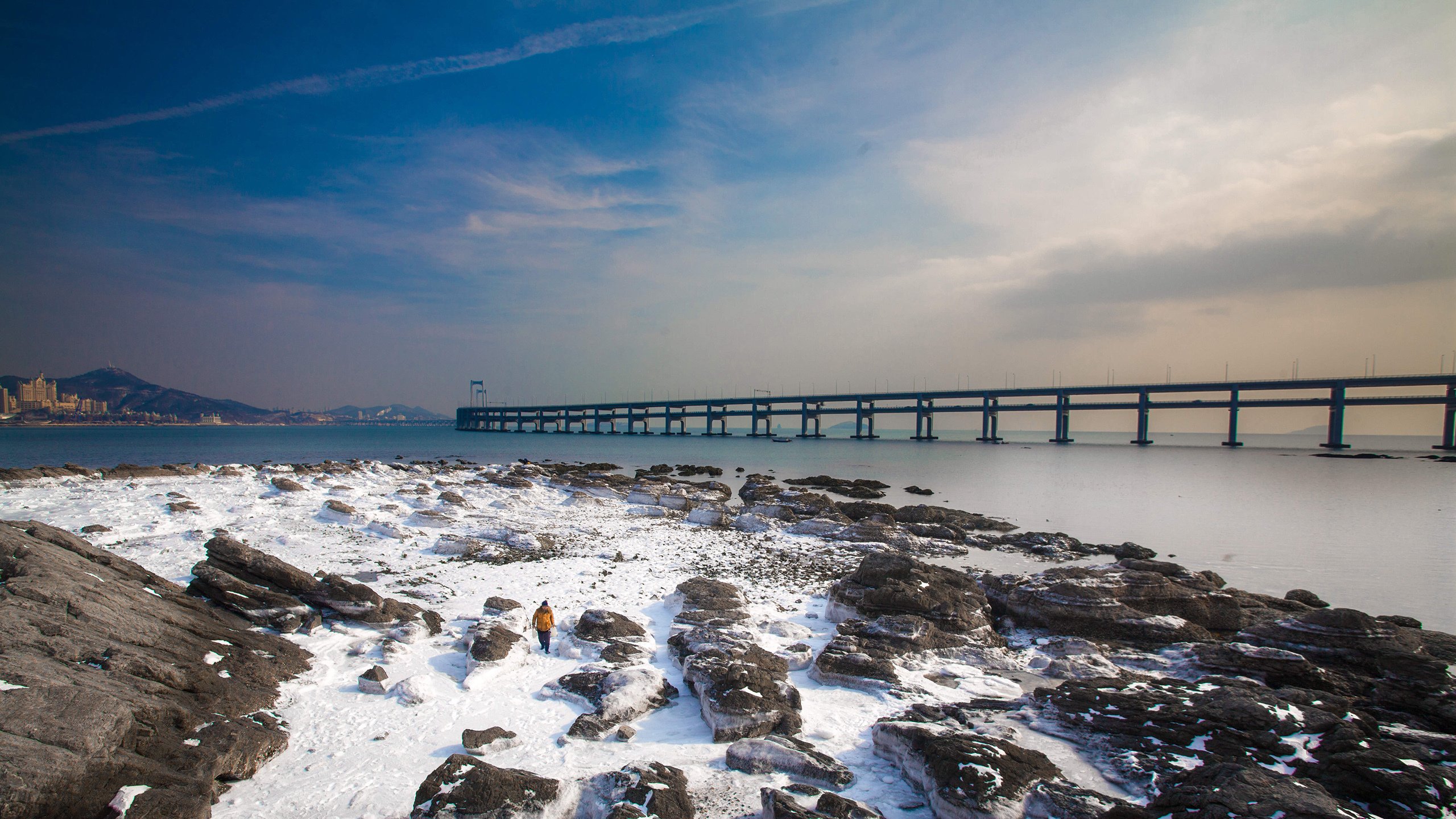 风景,海洋天堂,大海,跨海大桥