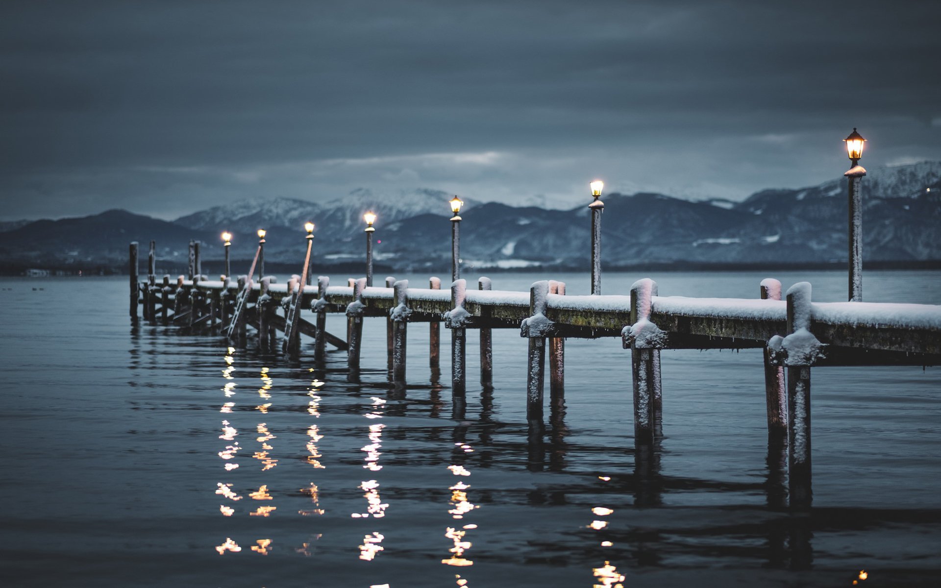 风景,自然风光,河流,栈桥