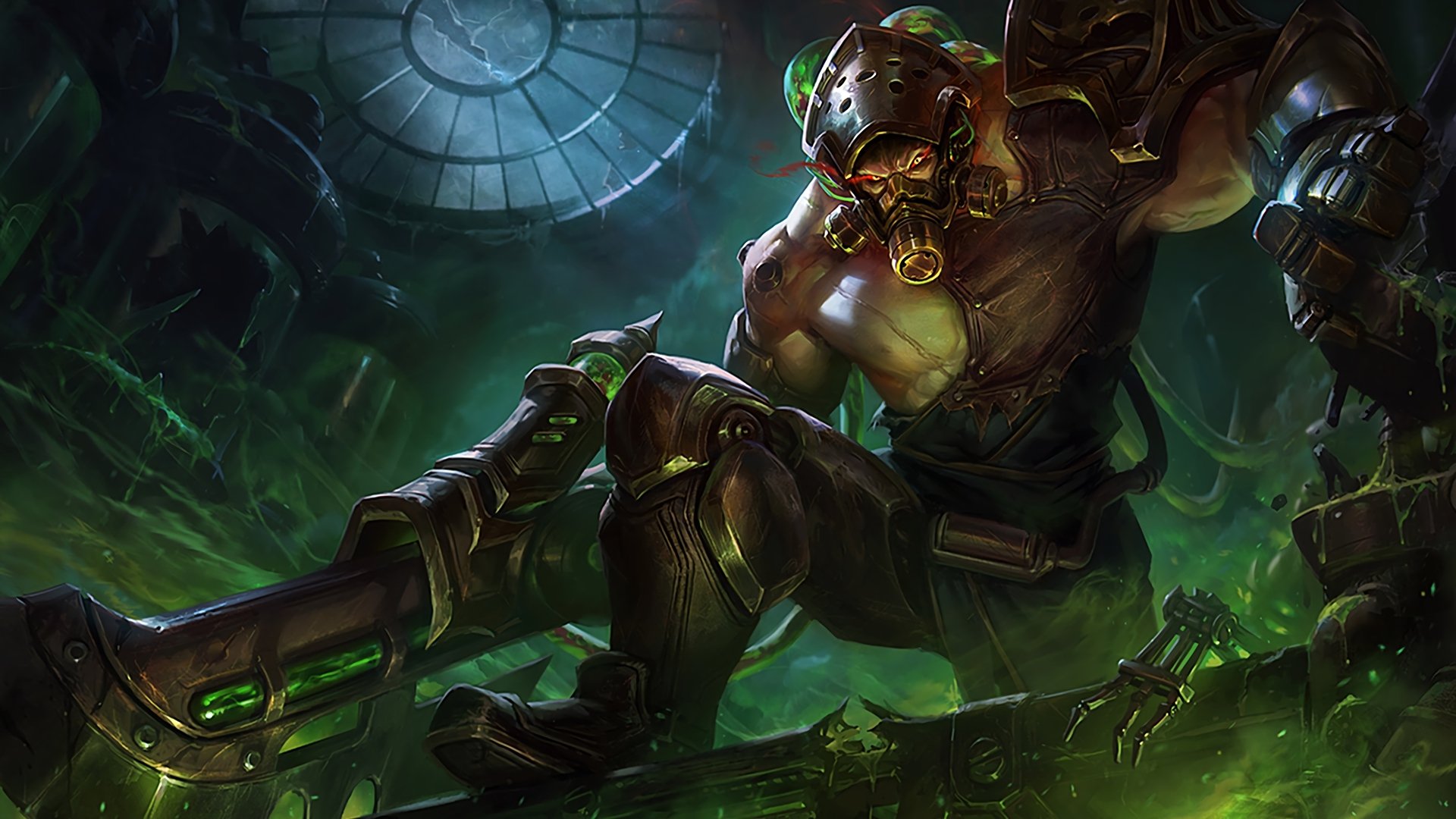 游戏,英雄联盟,LOL,蛮王,蛮族之王,泰达米尔,生化领主