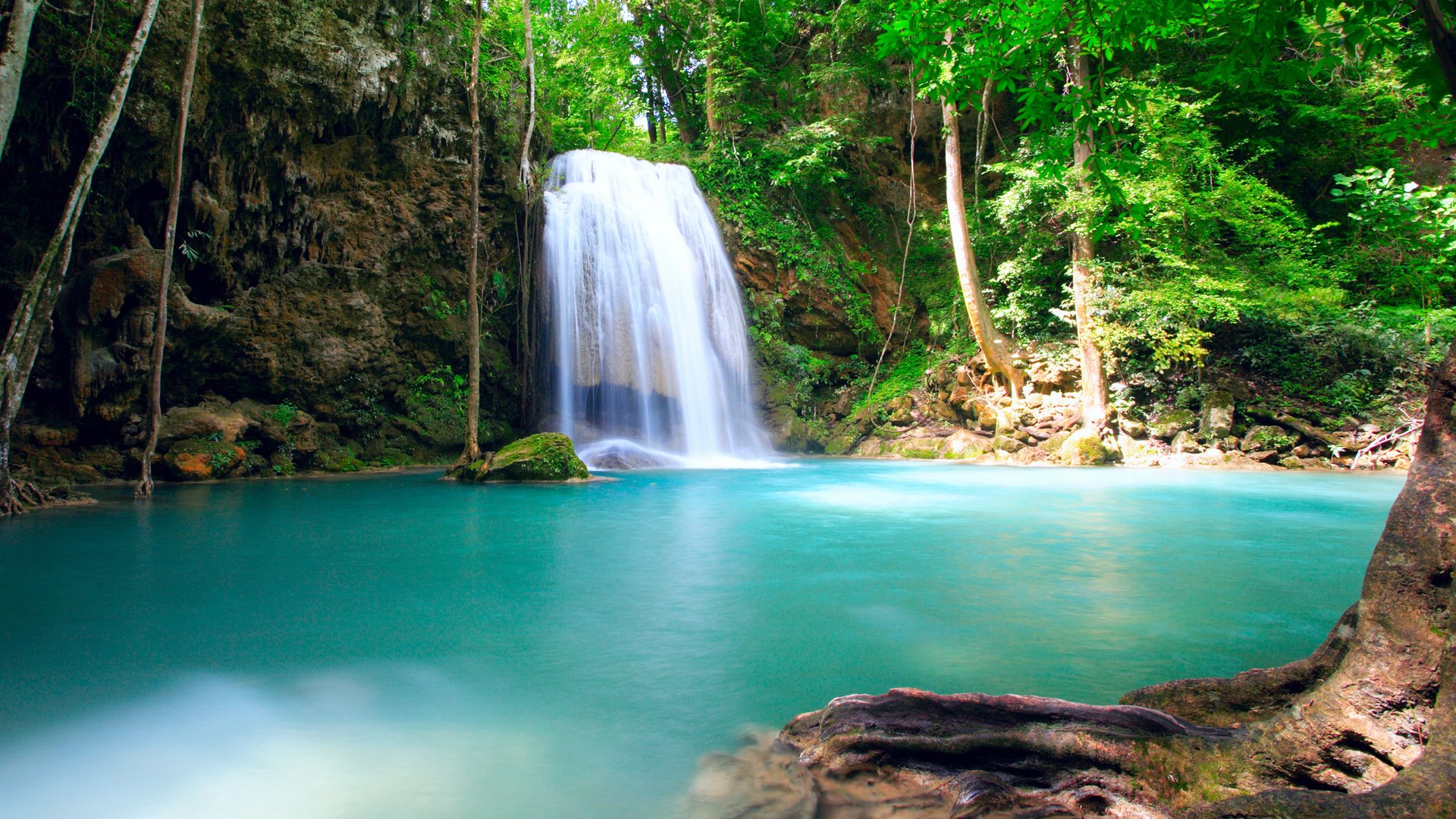 风景,自然风光,瀑布