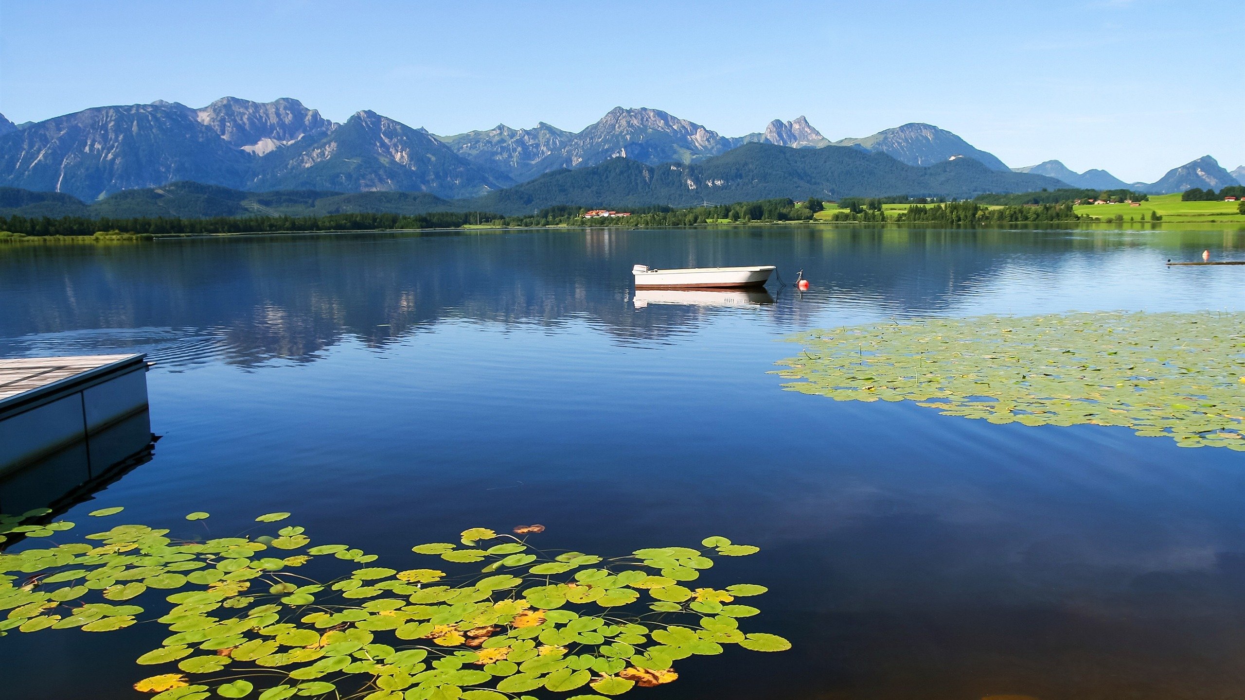 风景,2K,自然风光,湖泊,船只