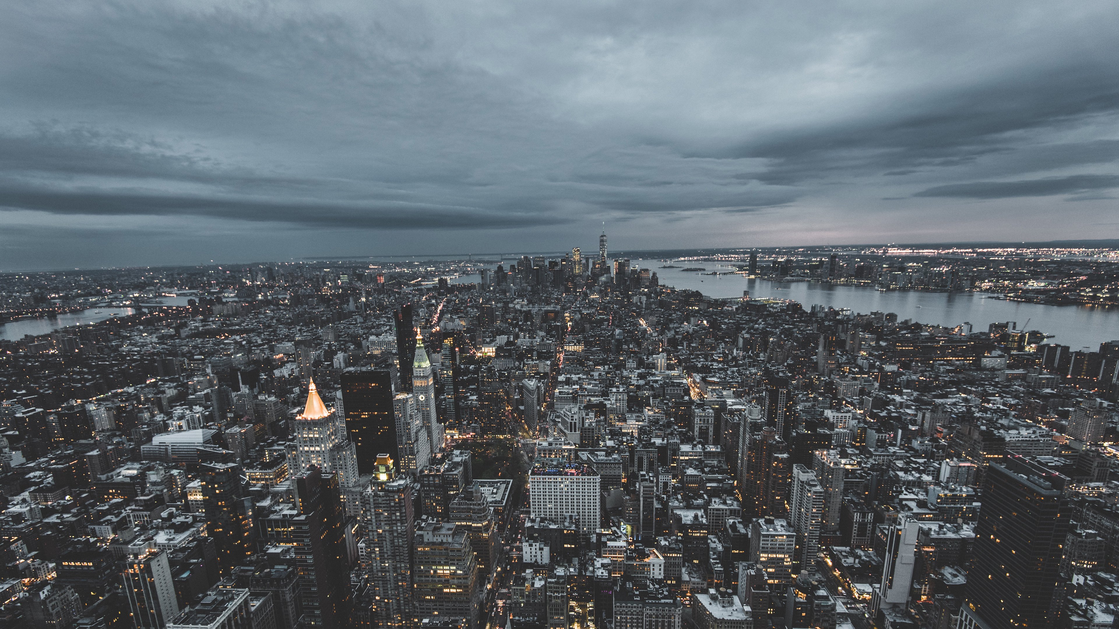 风景,城市夜景,4k