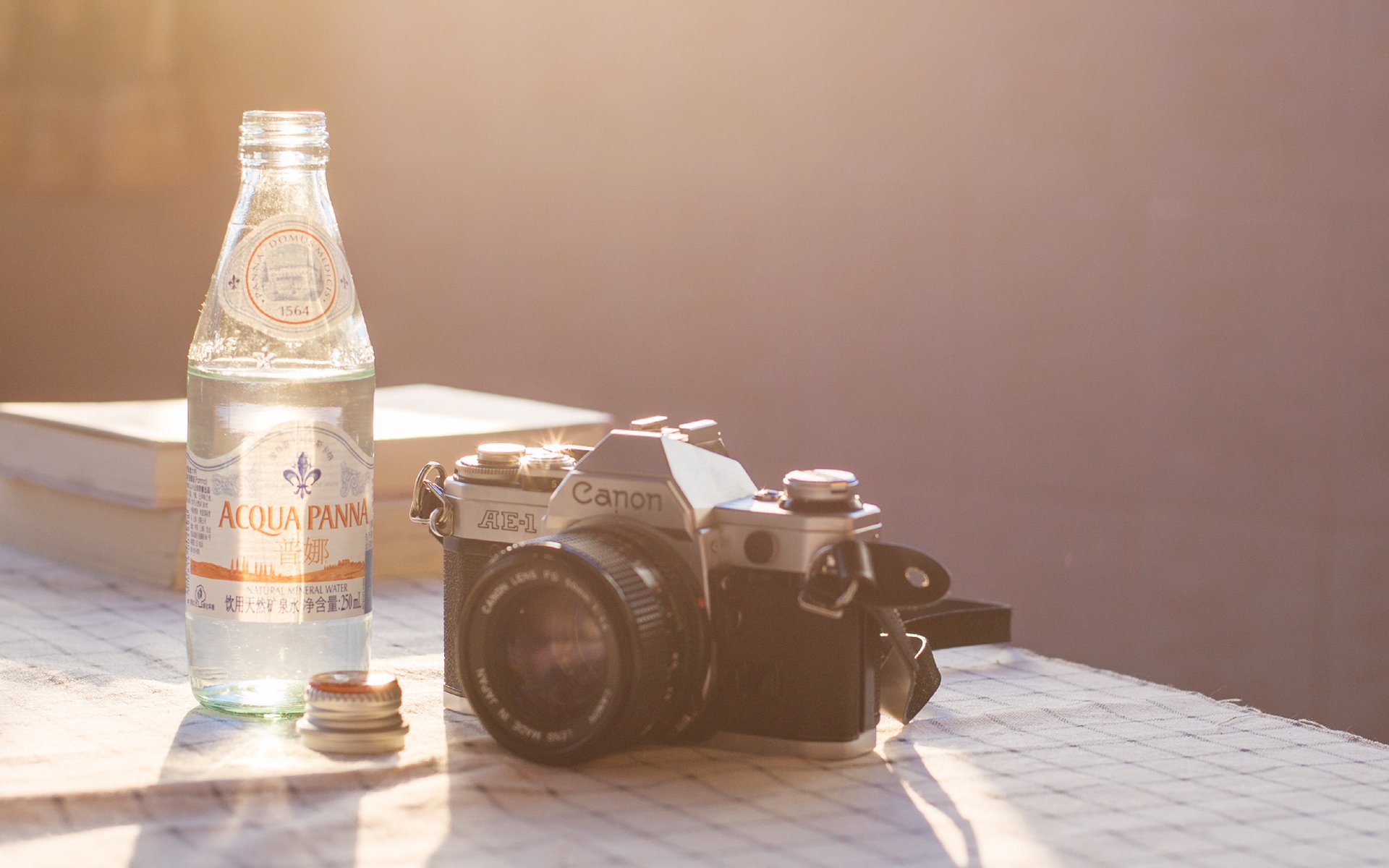 小清新,相机,矿泉水,静物写真