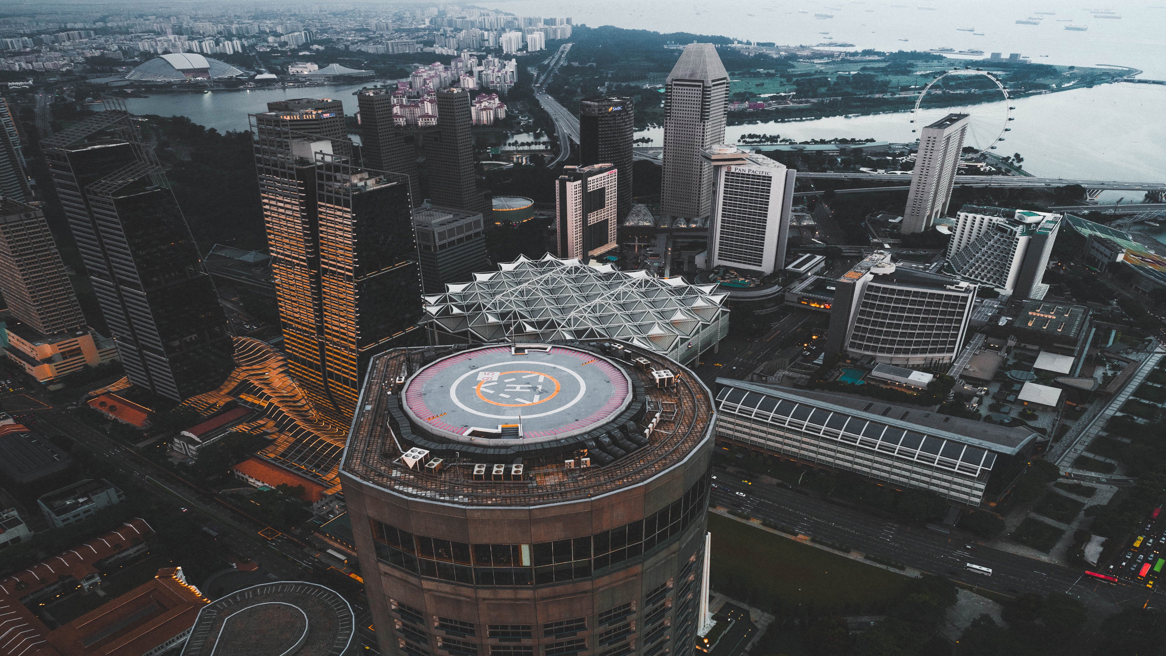 4K,风景,城市建筑