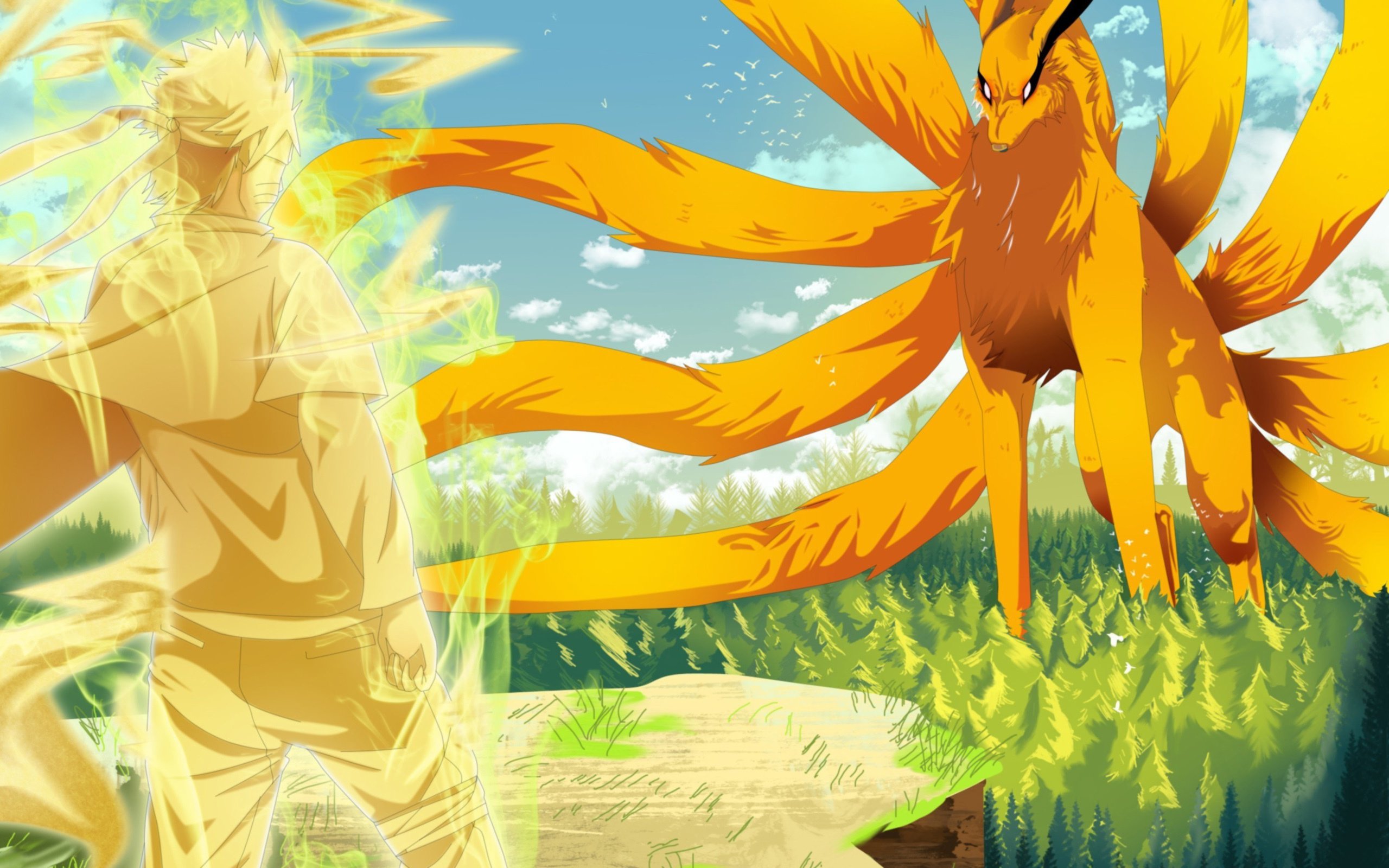 动漫,火影忍者,漩涡鸣人,九尾