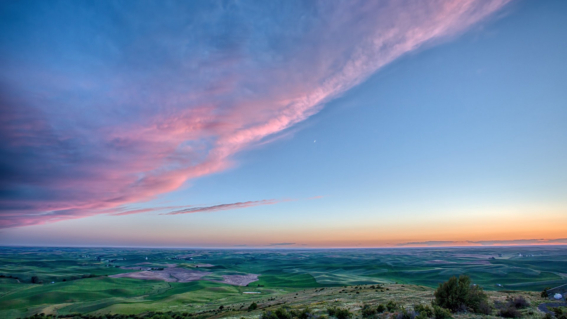 风景,天空,落日余晖