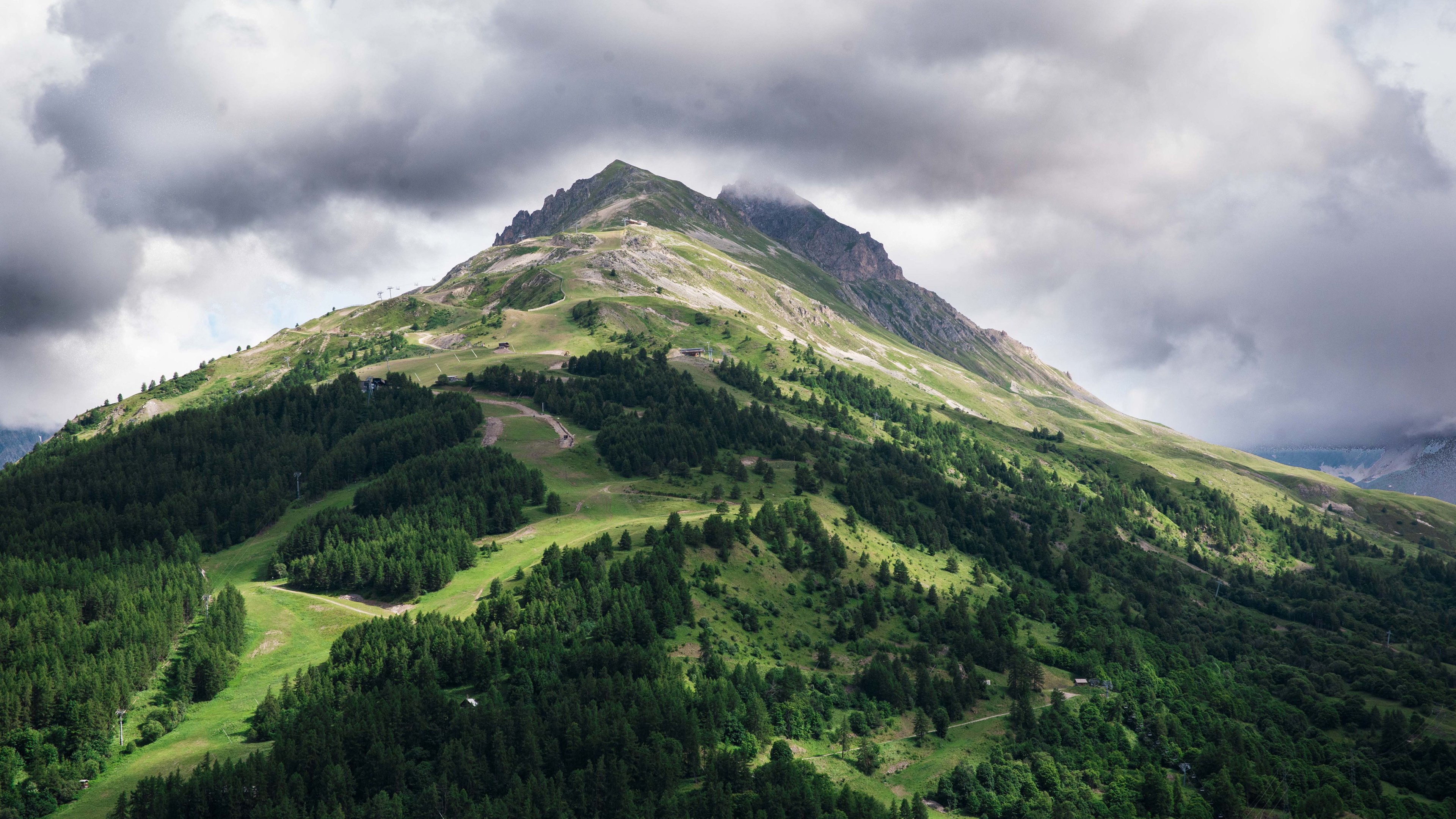 4K,风景,山峰,山川