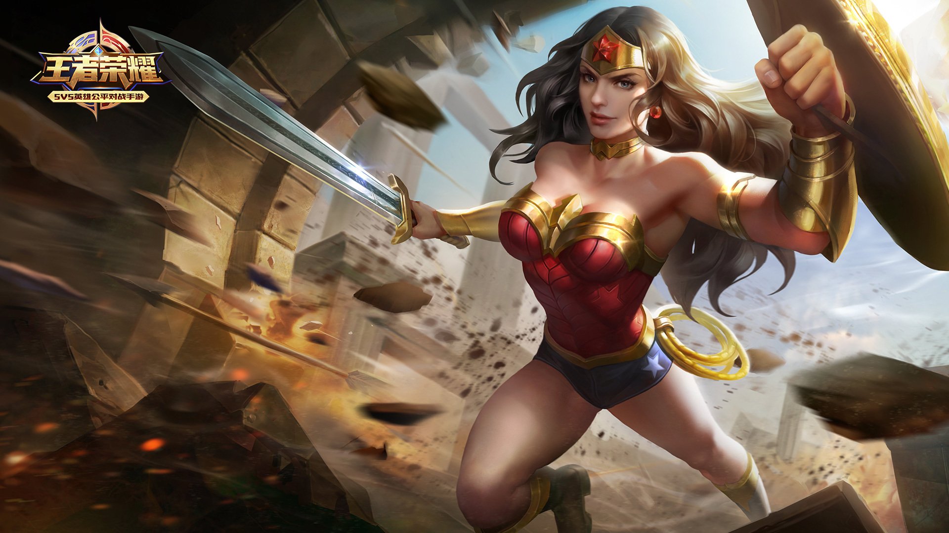 游戏,王者荣耀,神奇女侠,雅典娜