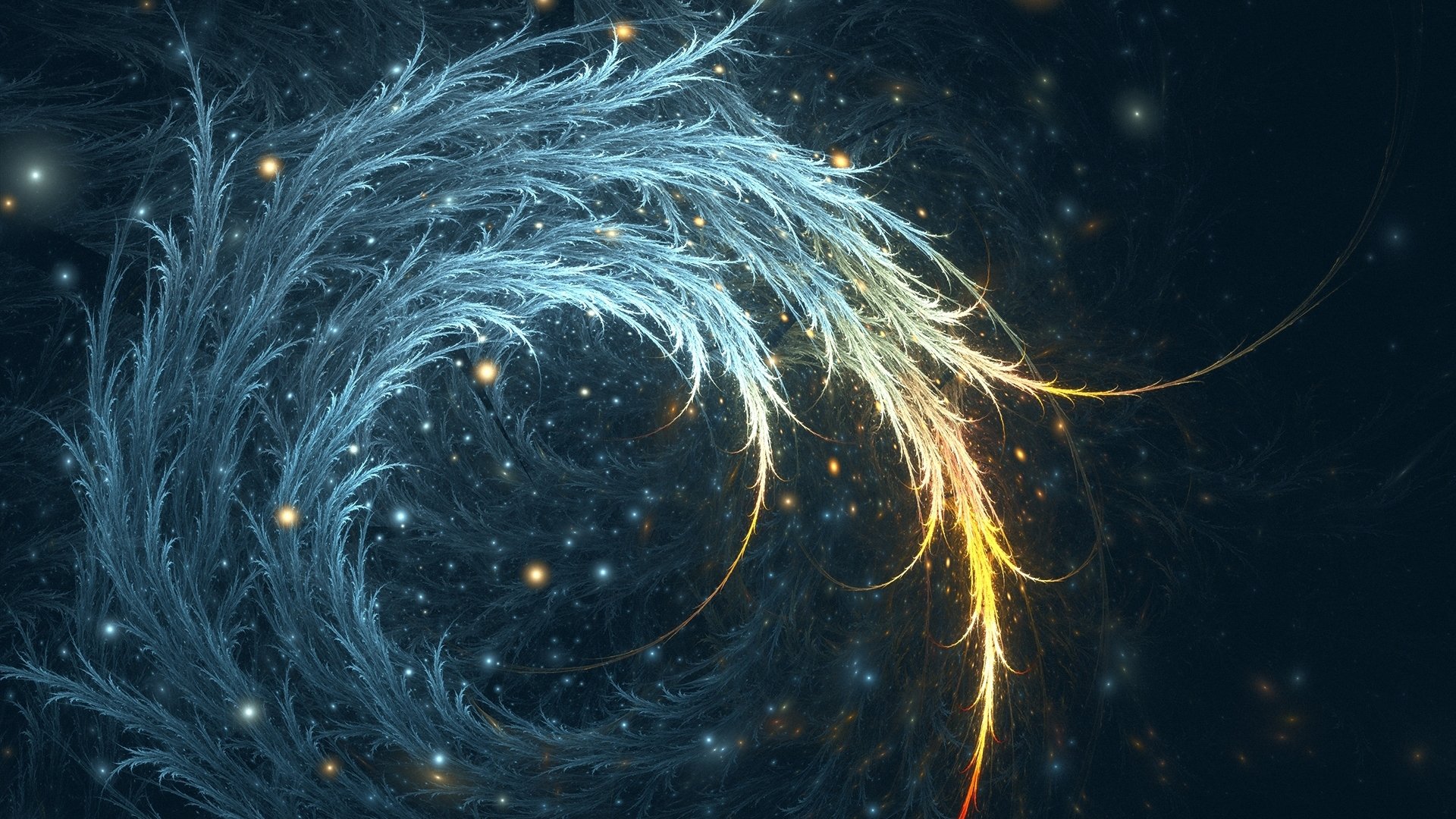 炫酷,时尚,羽毛