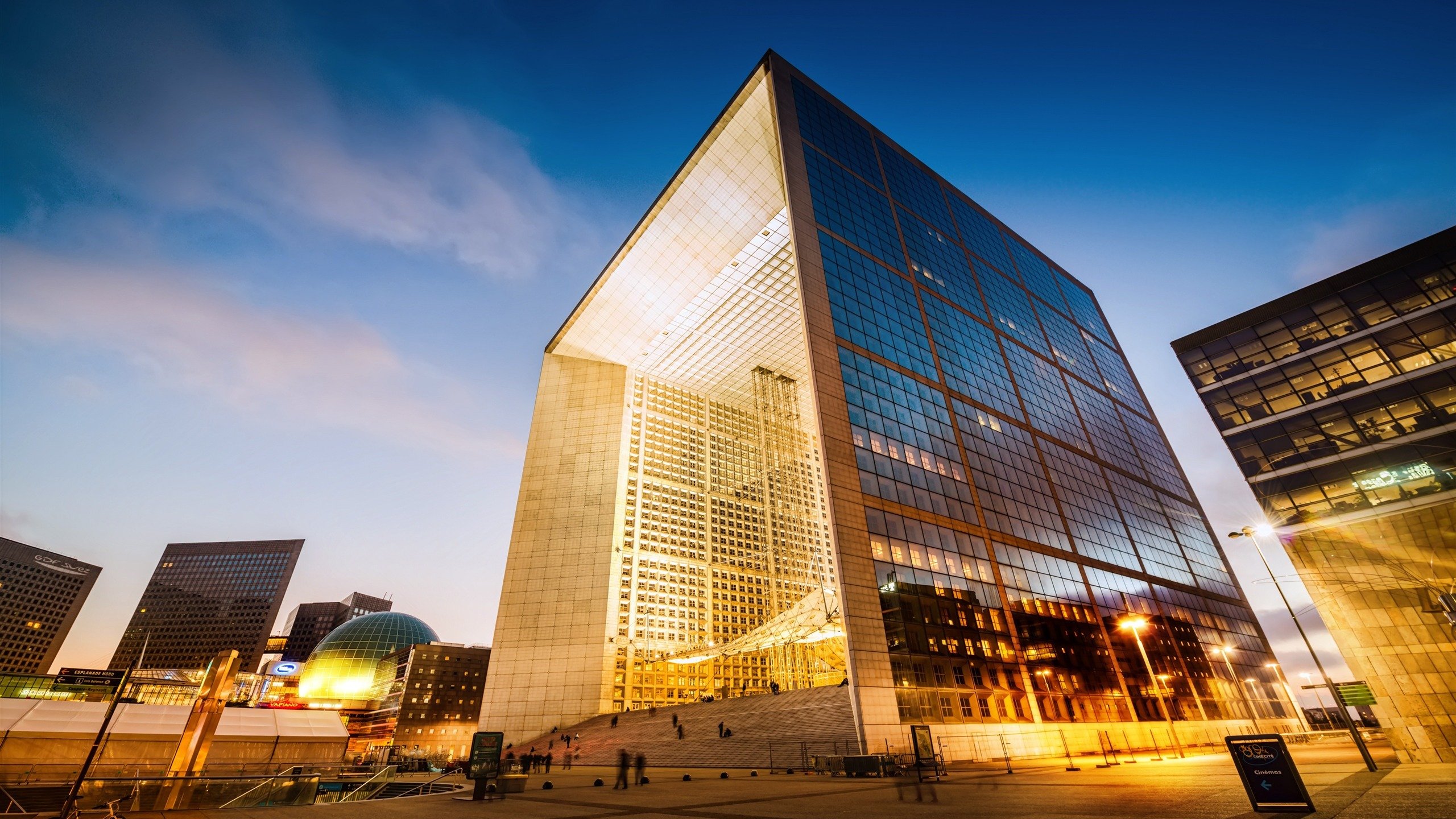 风景,2K,城市夜景,建筑,法国,巴黎