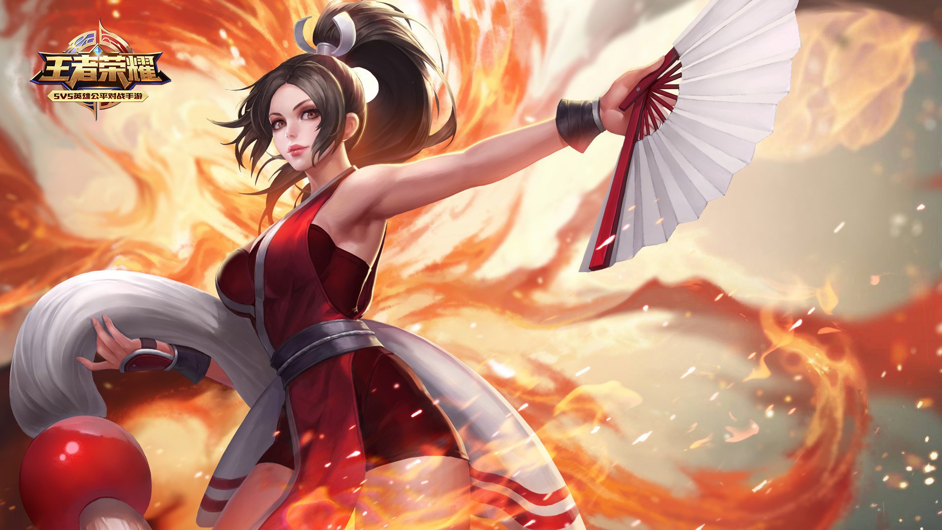 游戏,王者荣耀,不知火舞,明媚烈焰