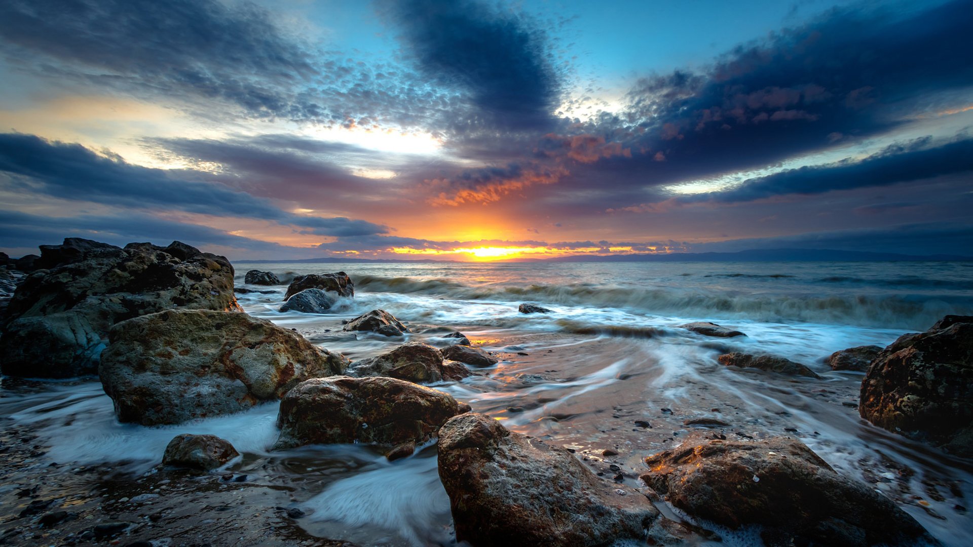 风景,海洋天堂,大海,海浪,礁石