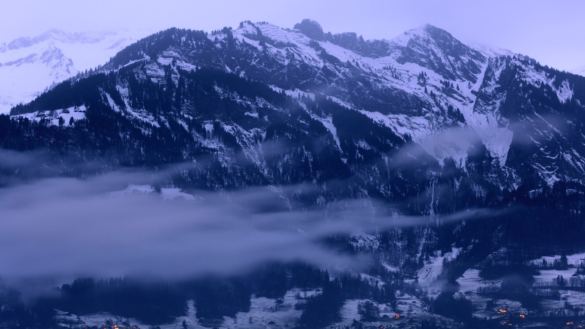 风景,雪山,自然风光