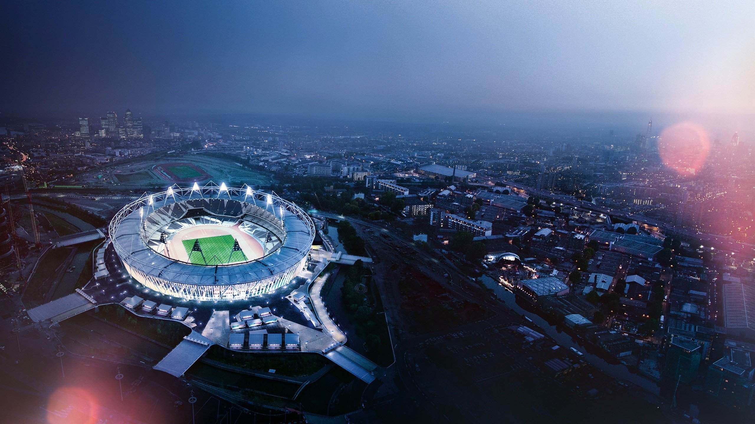 风景,城市夜景,奥林匹克,体育场馆