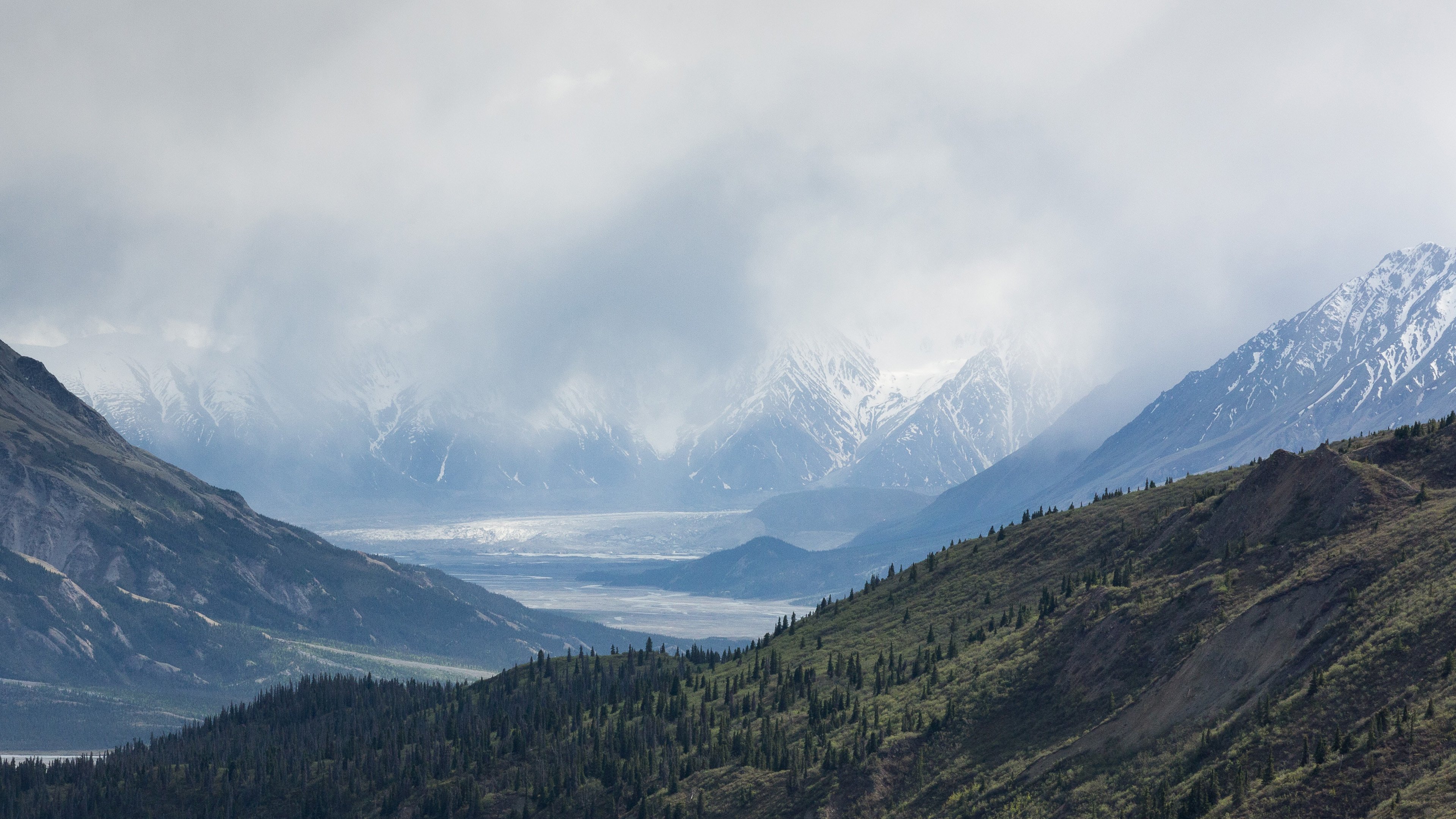4K,风景,雪山,山川,森林