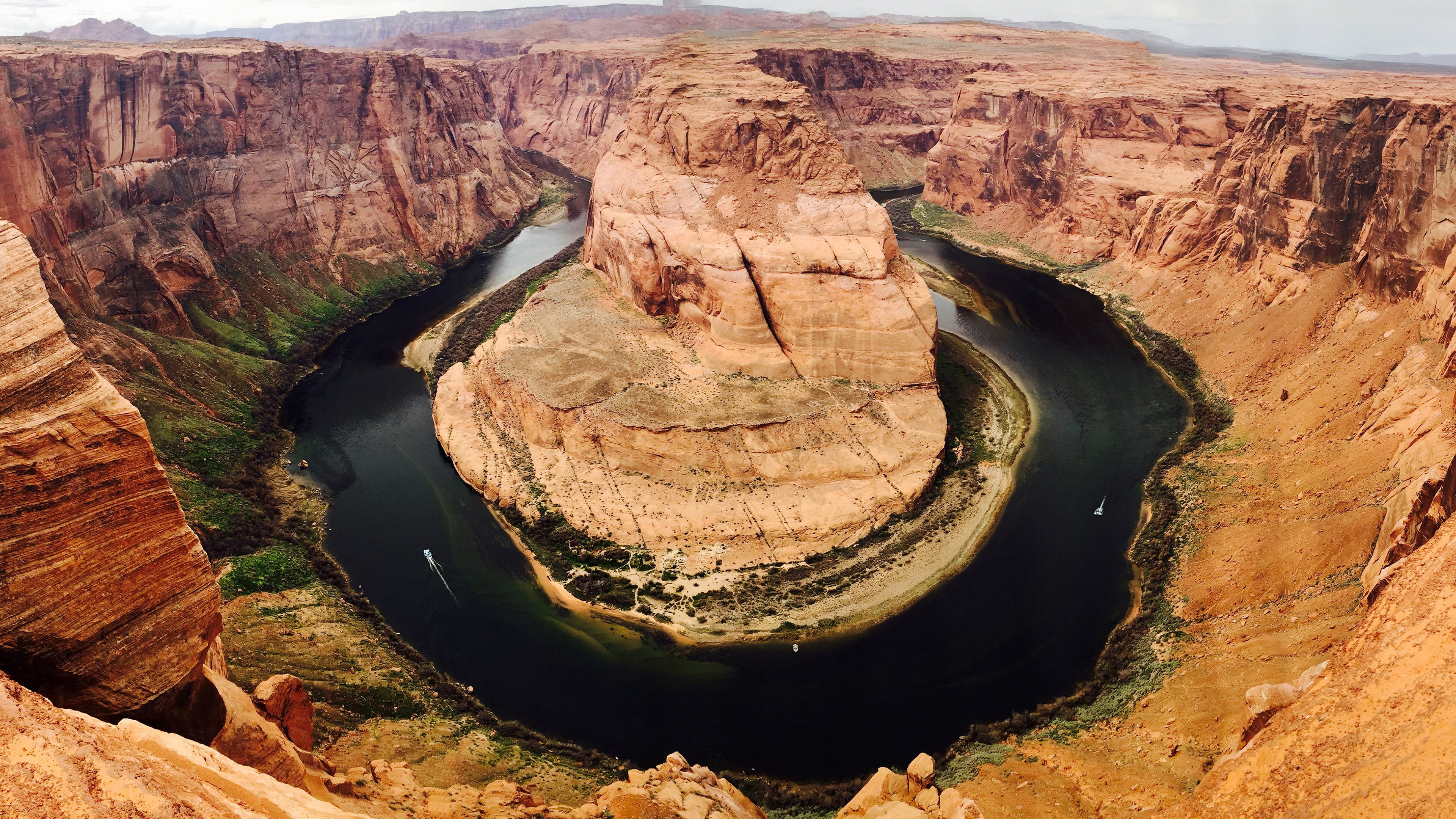 马蹄湾,科罗拉多河,峡谷,4k