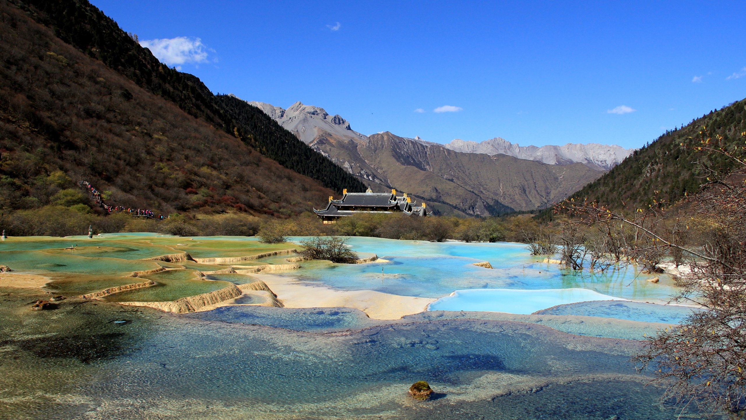 风景,2K,旅游胜地,九寨沟