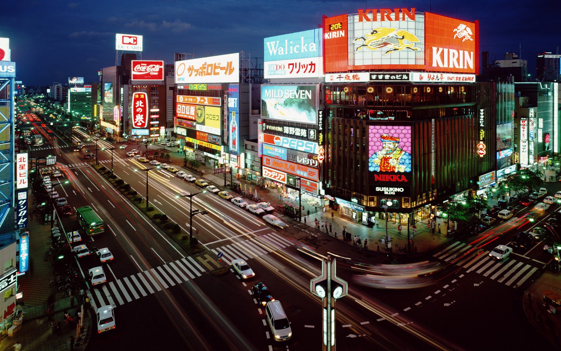 风景,城市夜景,日本
