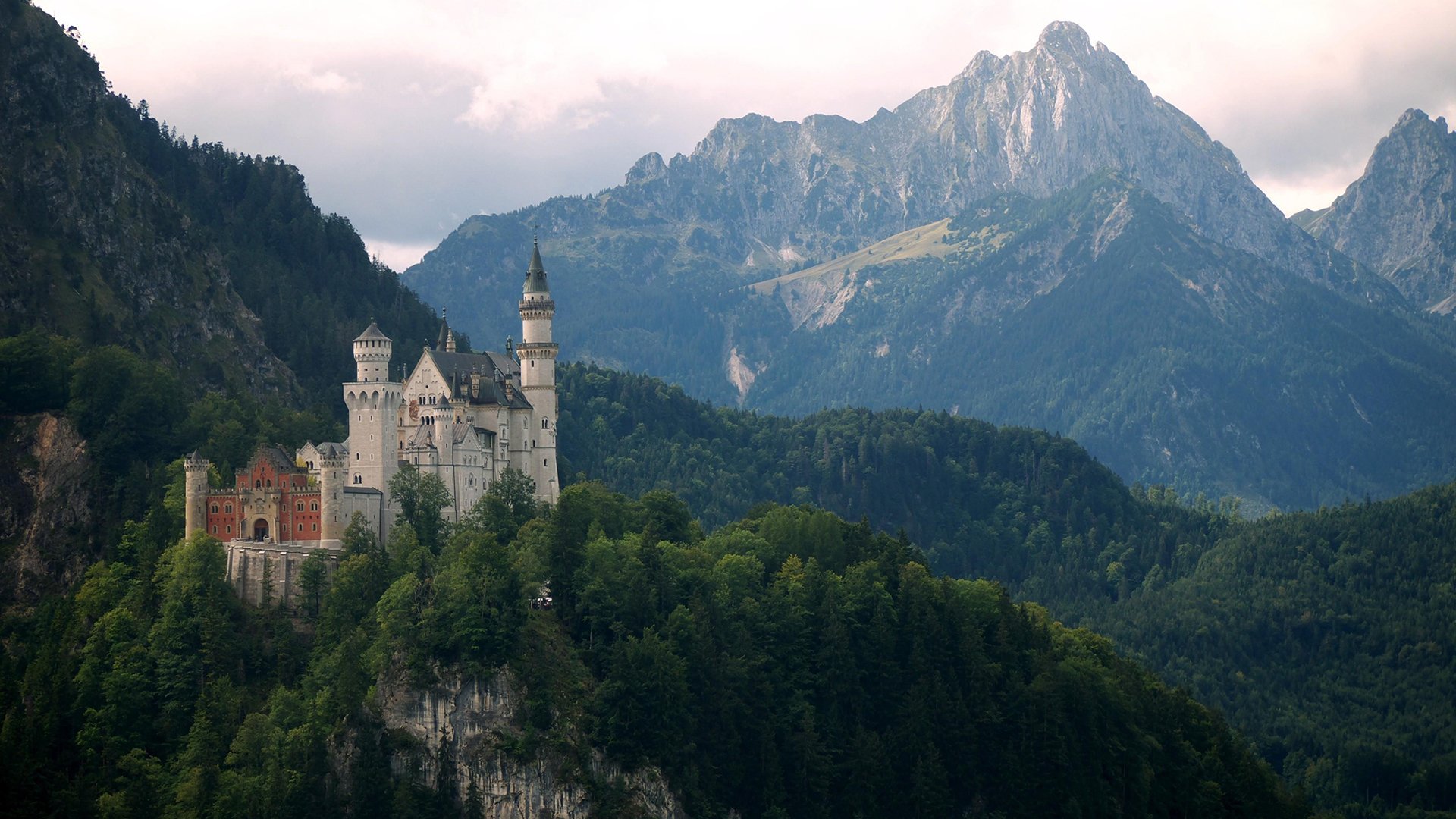 风景,城堡,旅游胜地