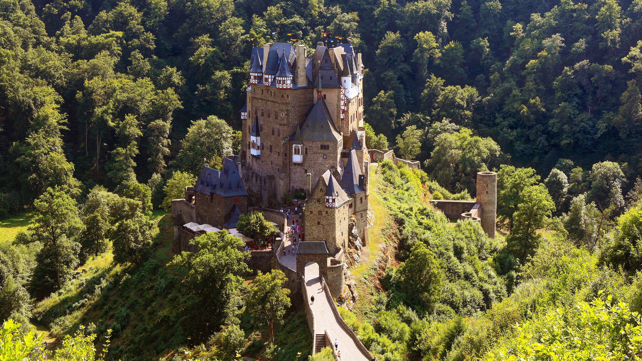 风景,城堡,旅游胜地