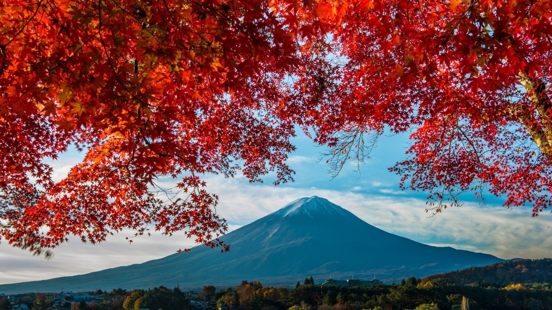 风景,旅游胜地,富士山