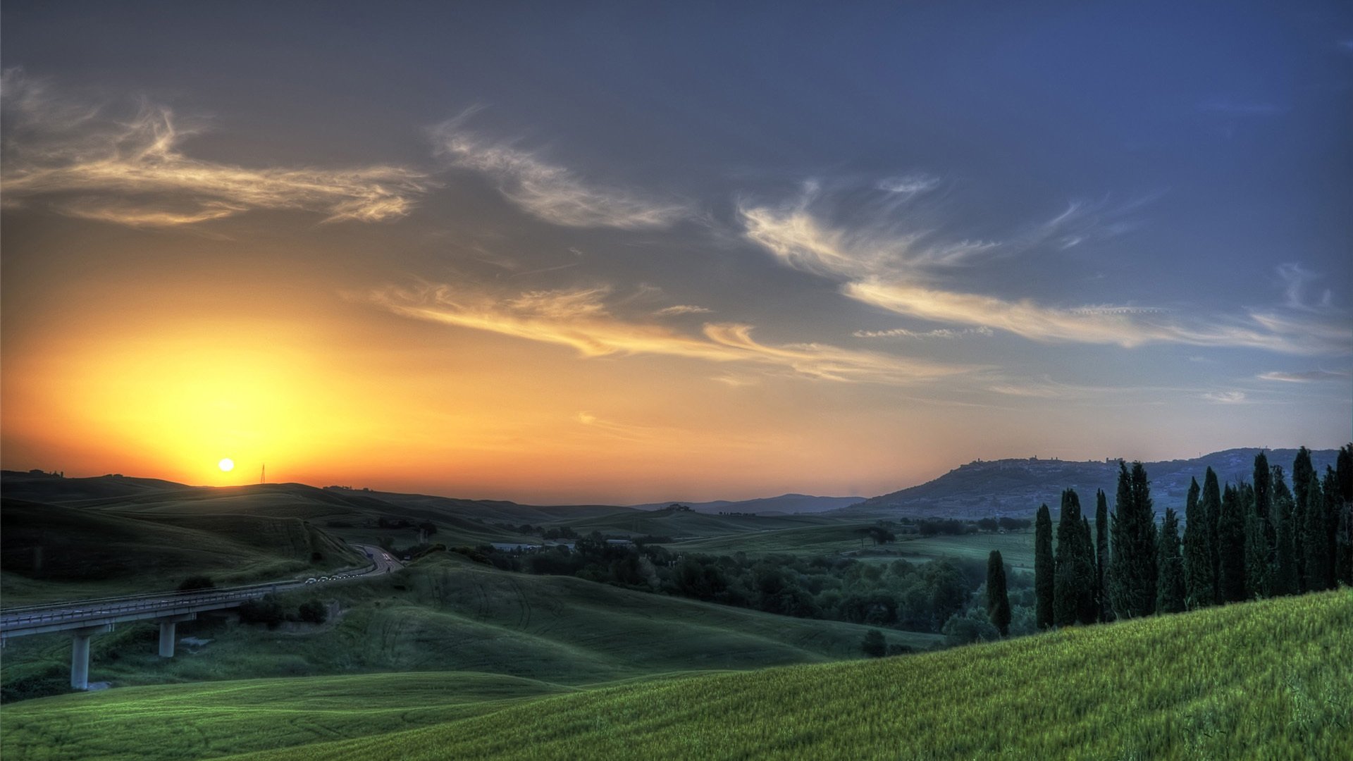 风景,自然风光,晚霞