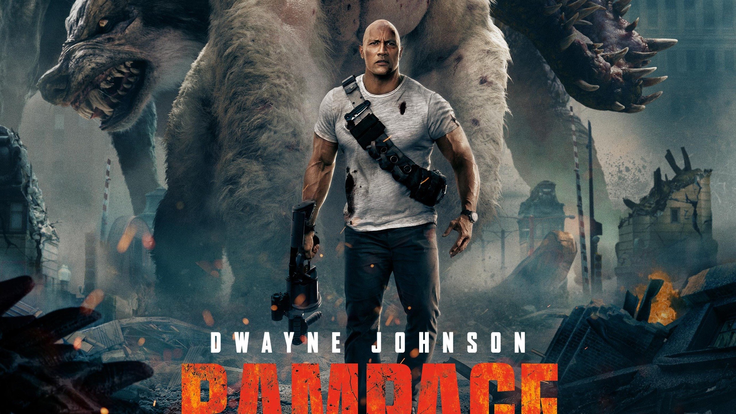 影视,电影,2K,狂暴,世纪浩劫,巨石强森,狂暴巨兽