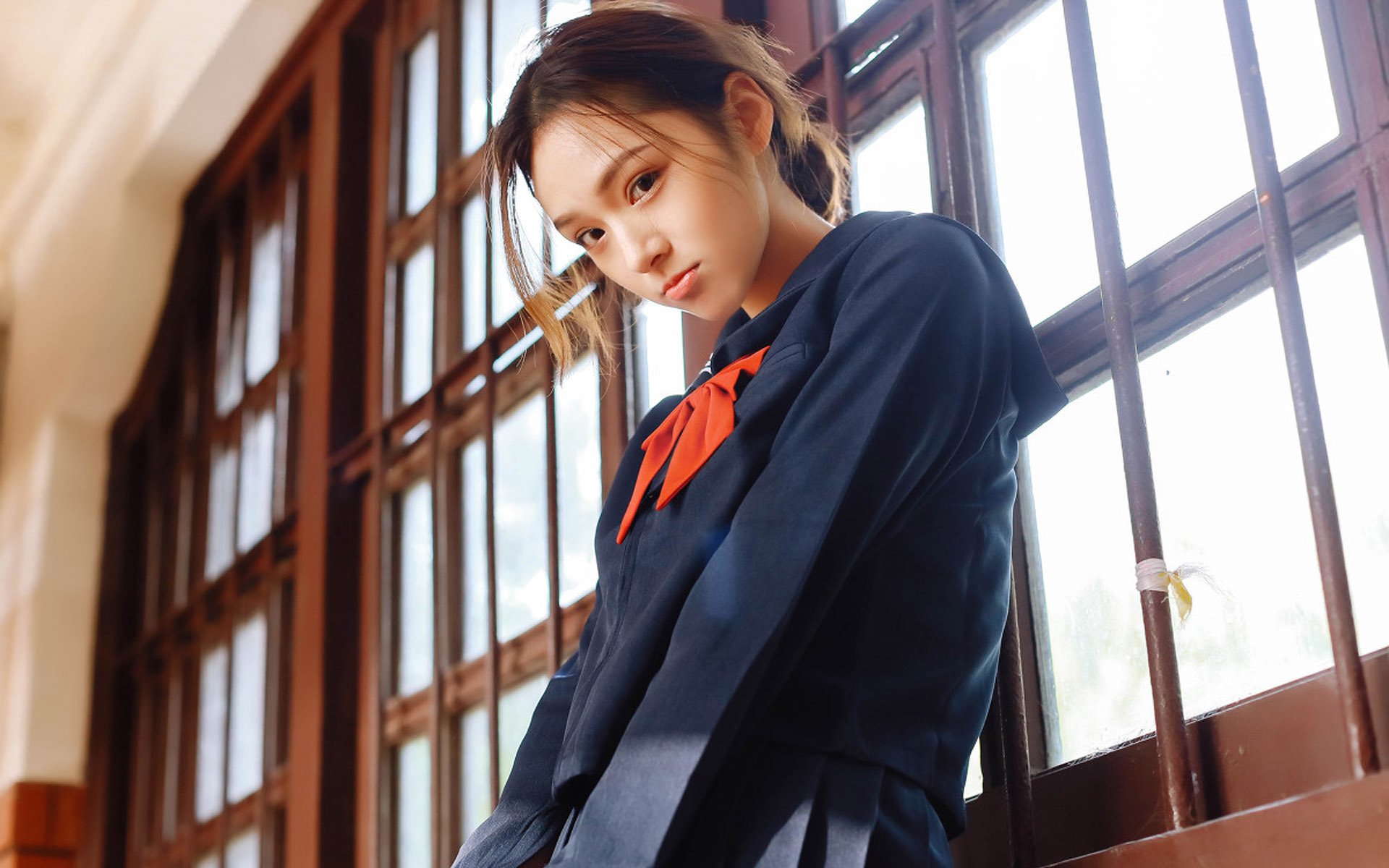 美女,清纯,JK制服