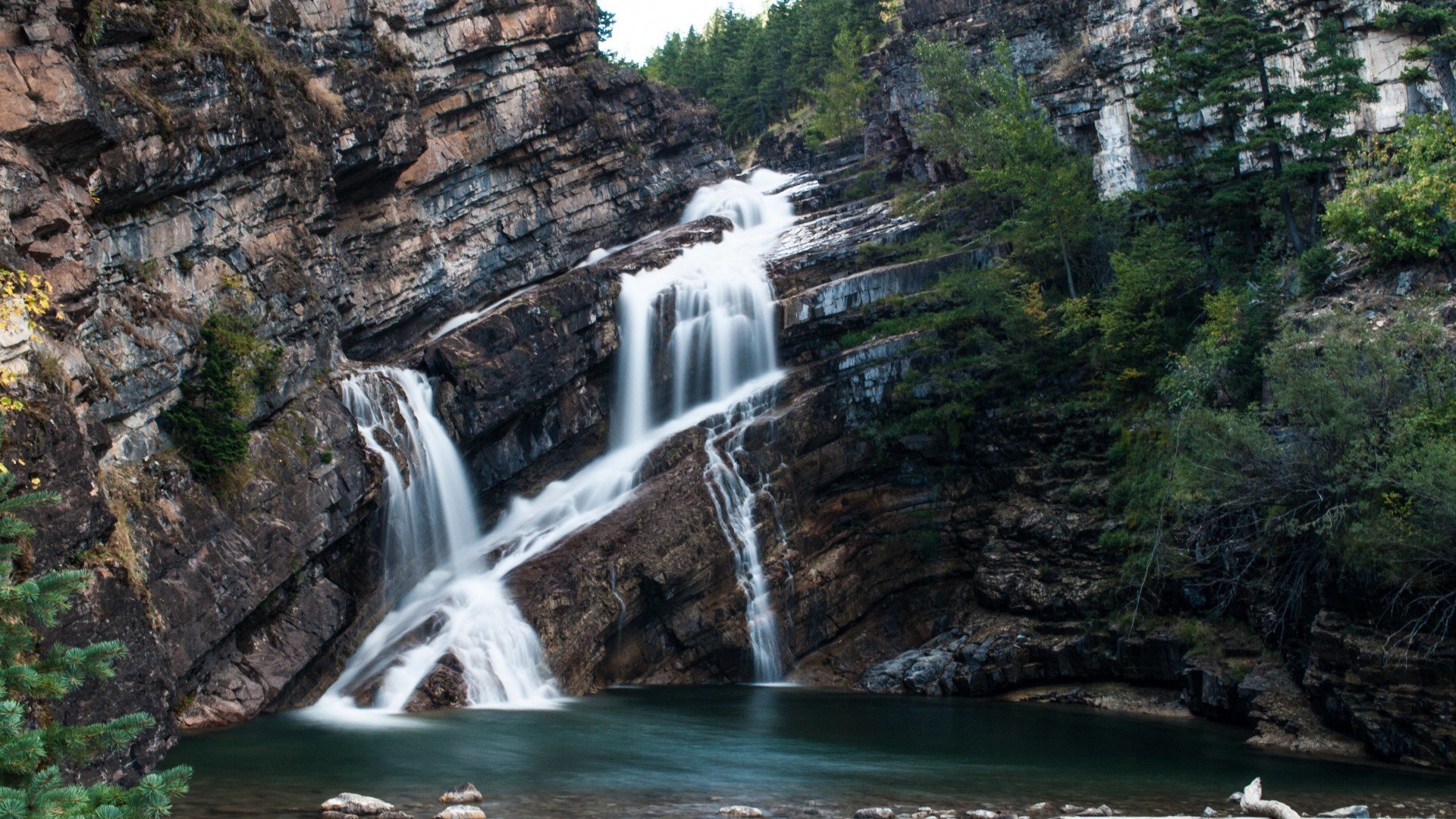 风景,自然风光,瀑布