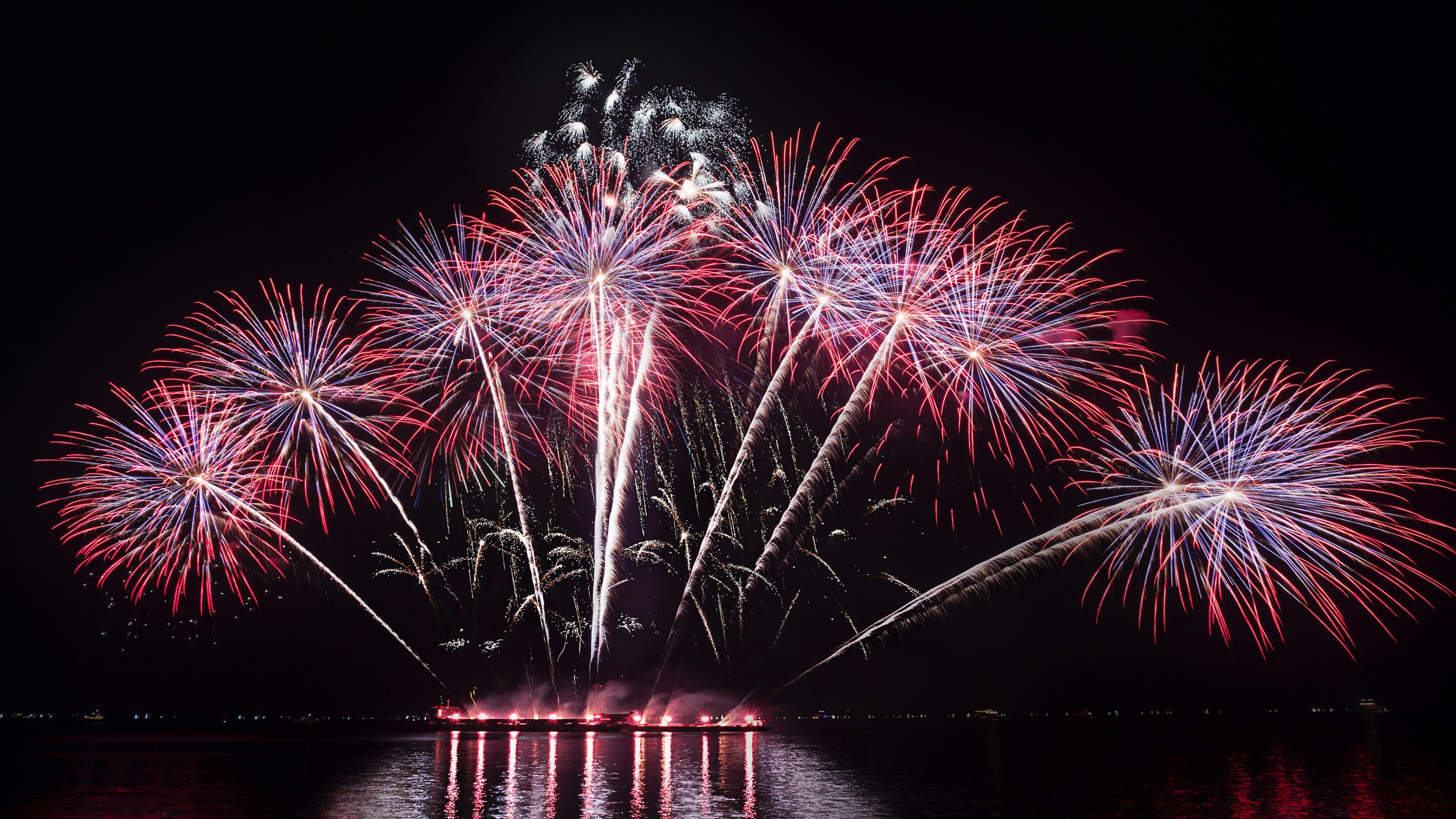 4K,烟花,烟火
