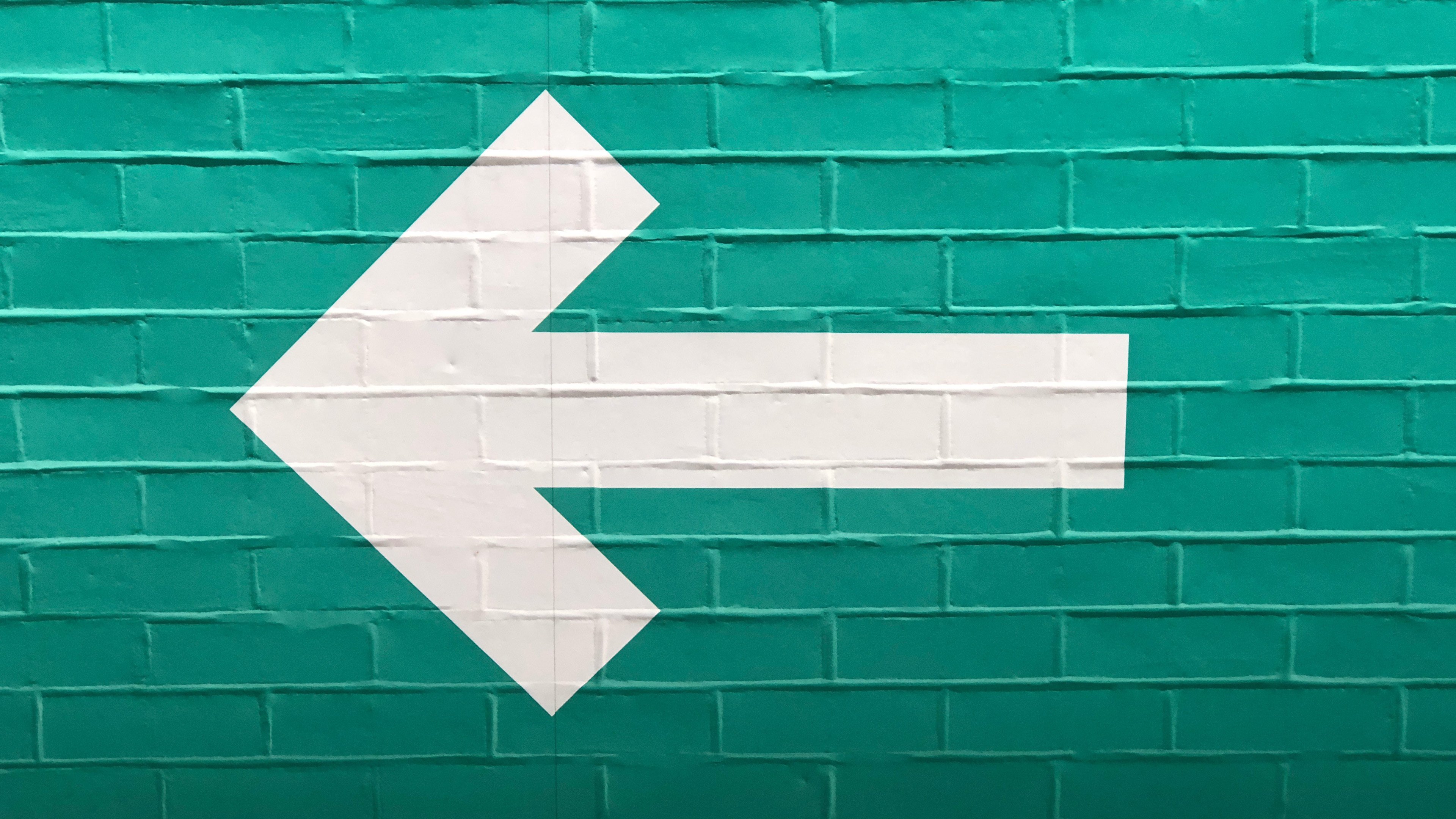 4K,创意,箭头,墙绘